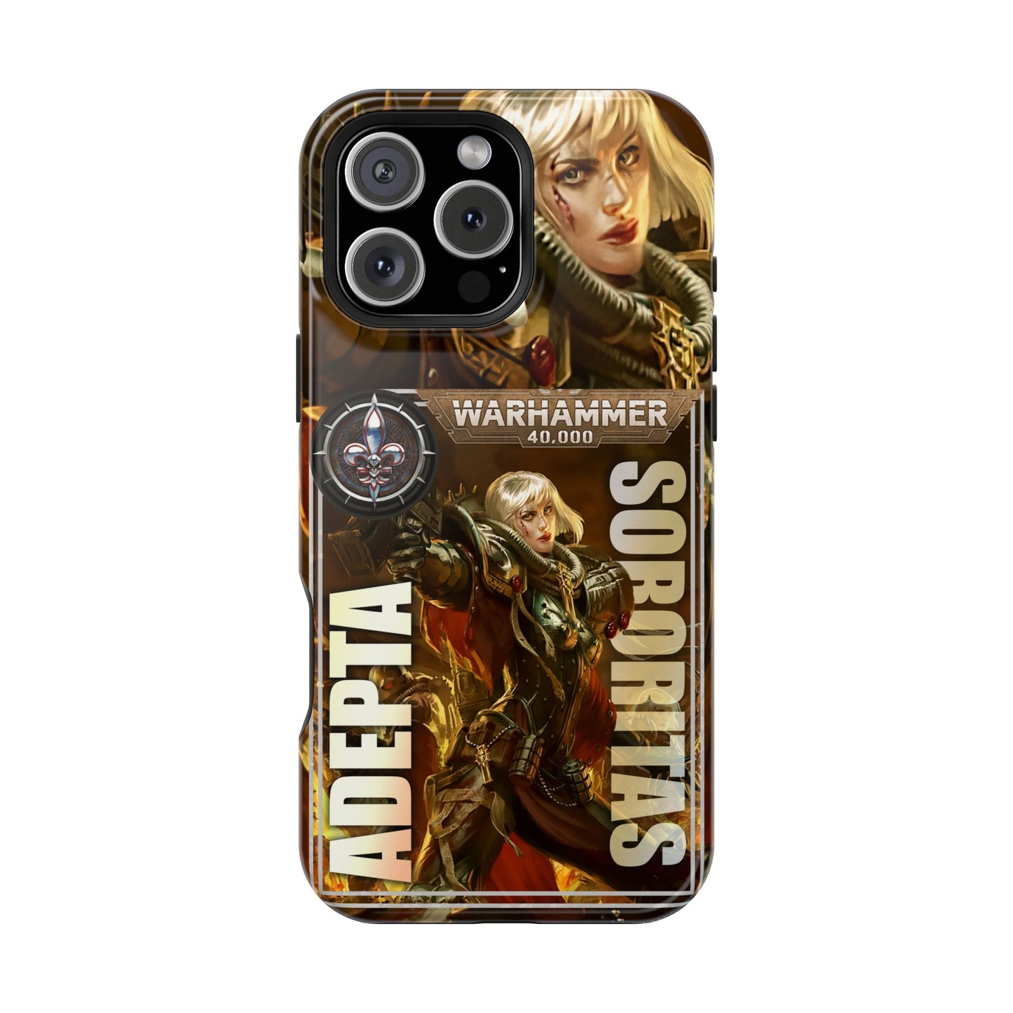 Warhammer Adepta Sororitas MagSafe® iPhone Tough Case Dual Layer Robust