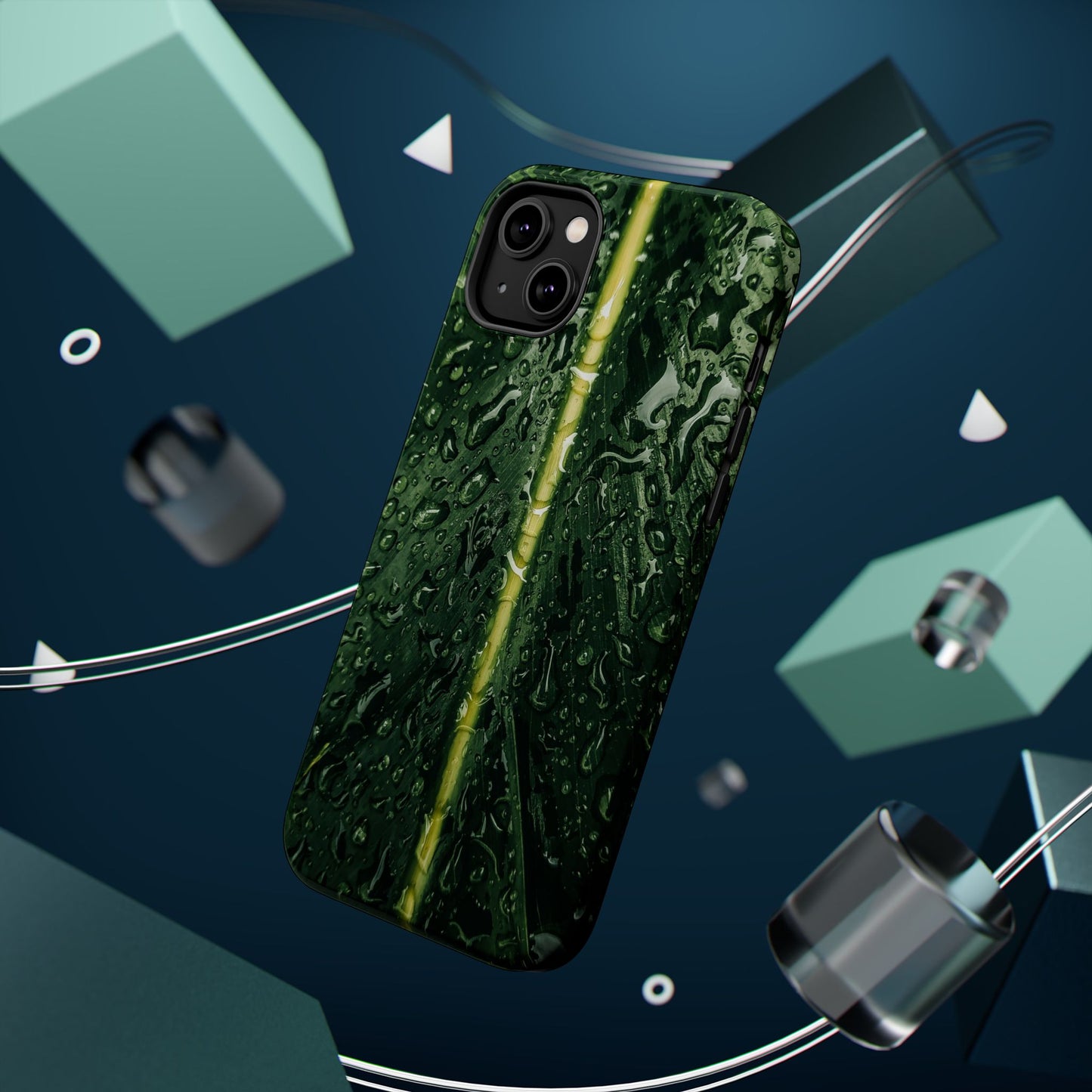 Leaf Marbles Nature MagSafe® iPhone Tough Case Dual Layer Robust