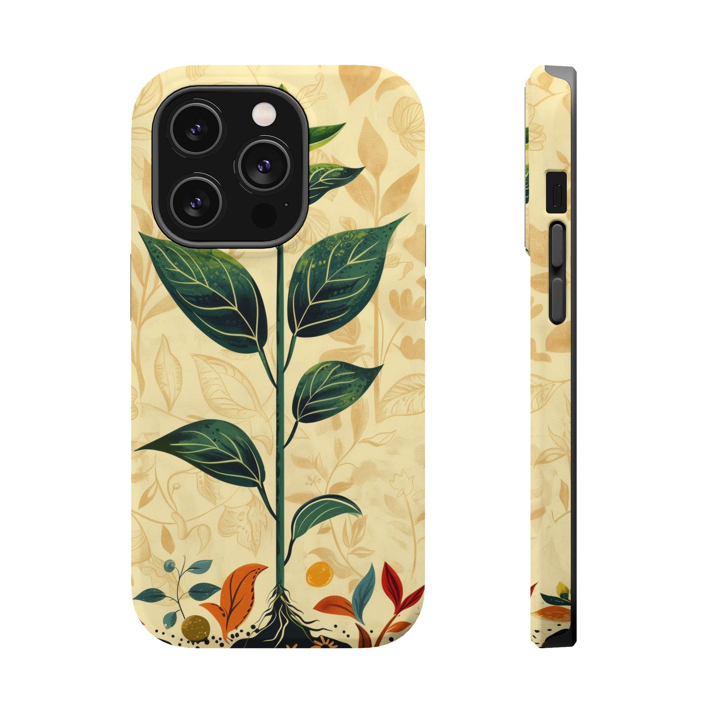 Plant Nature MagSafe® iPhone Tough Case Dual Layer Robust