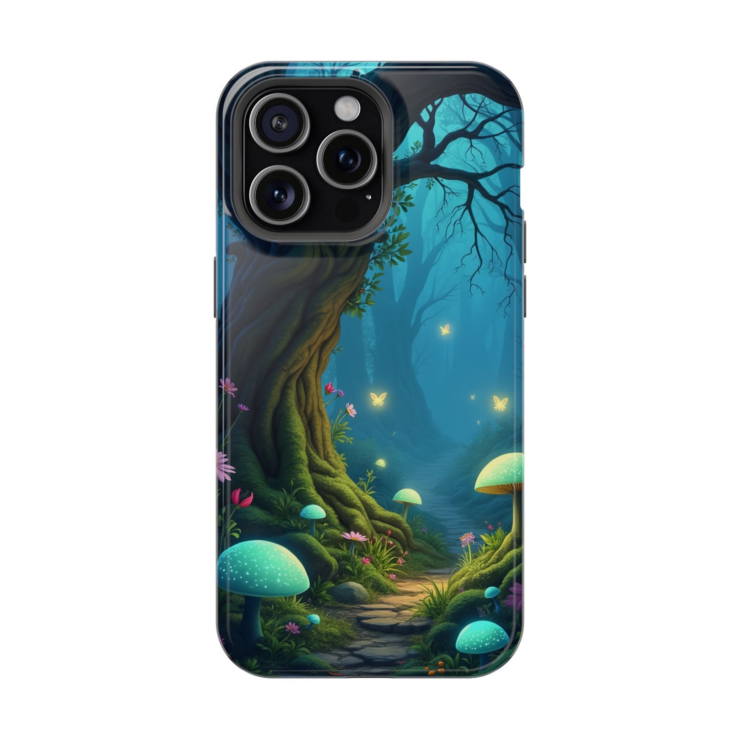 Shrooms Nature MagSafe® iPhone Tough Case Dual Layer Robust
