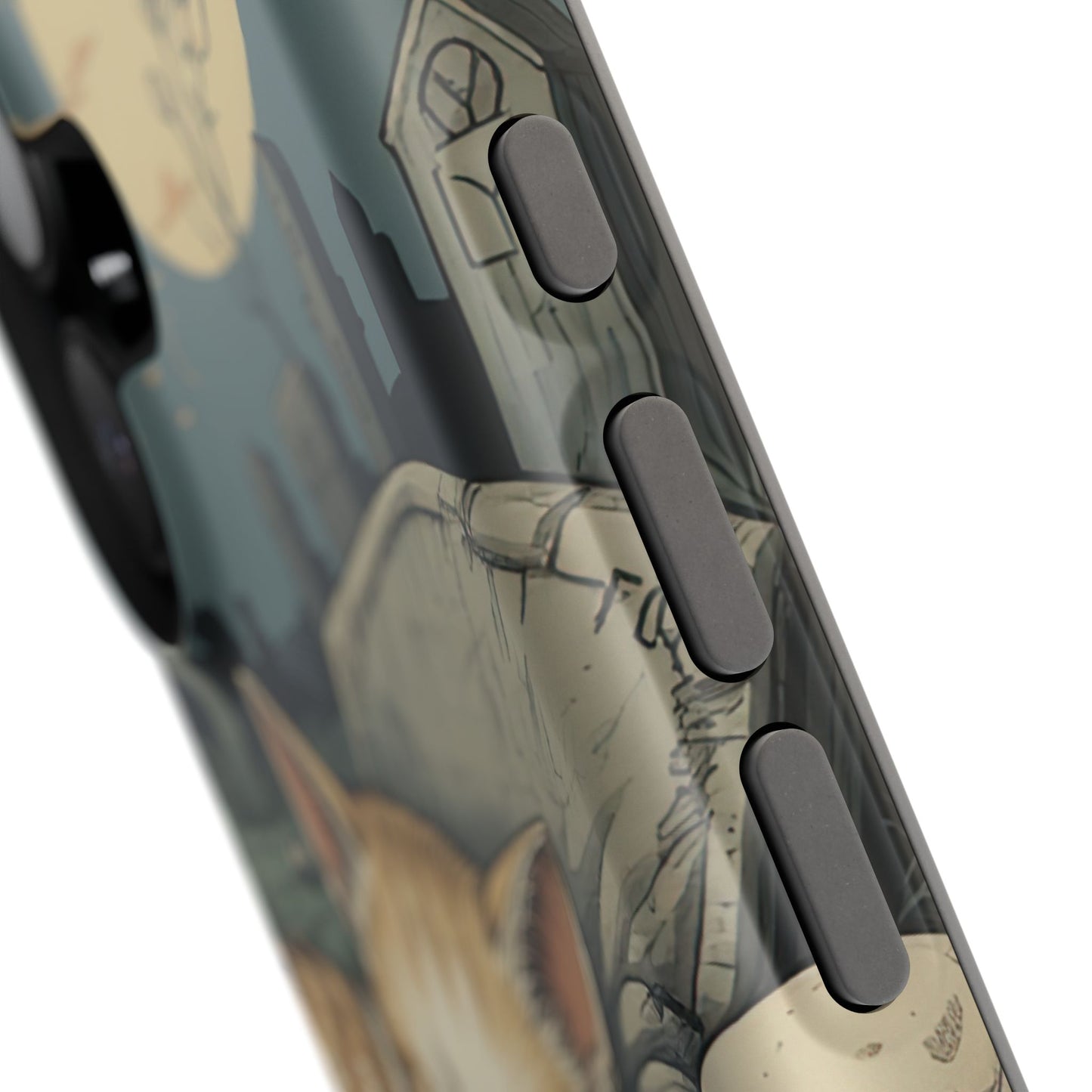 Graveyard Cat MagSafe® iPhone Tough Case Dual Layer Robust