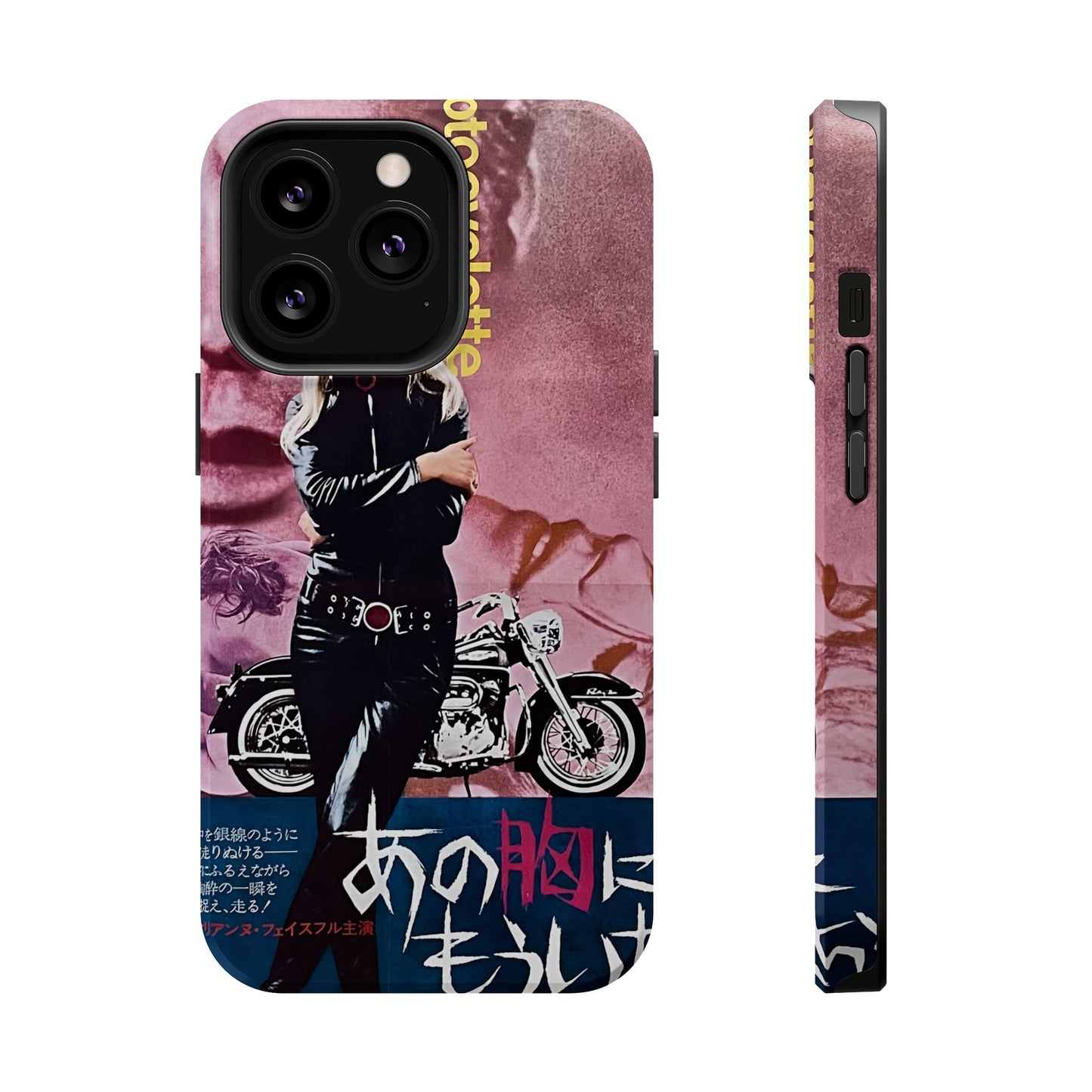 The Girl on a Motorcycle MagSafe® iPhone Tough Case Dual Layer Robust