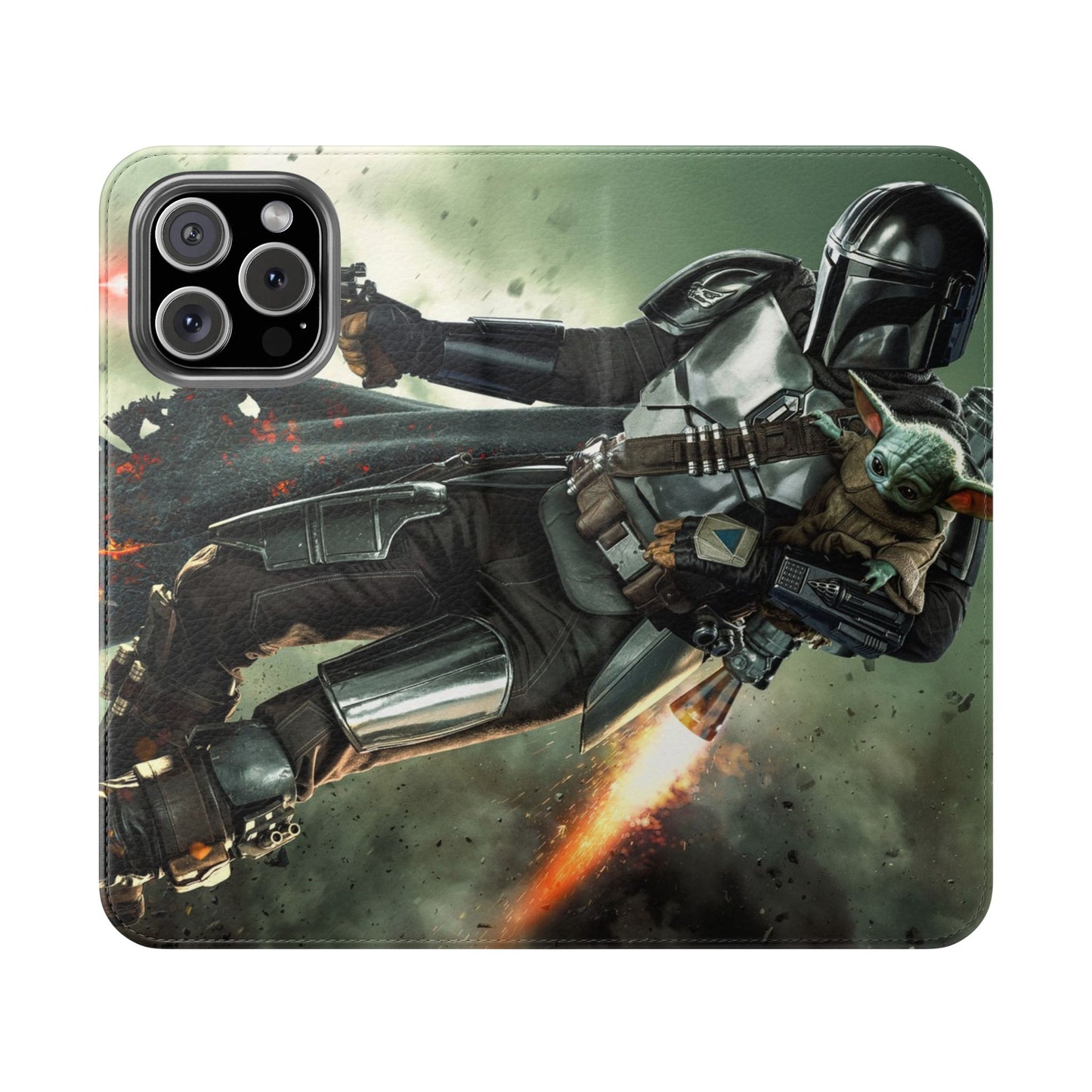 Mandalorian iPhone & Samsung Flip Case