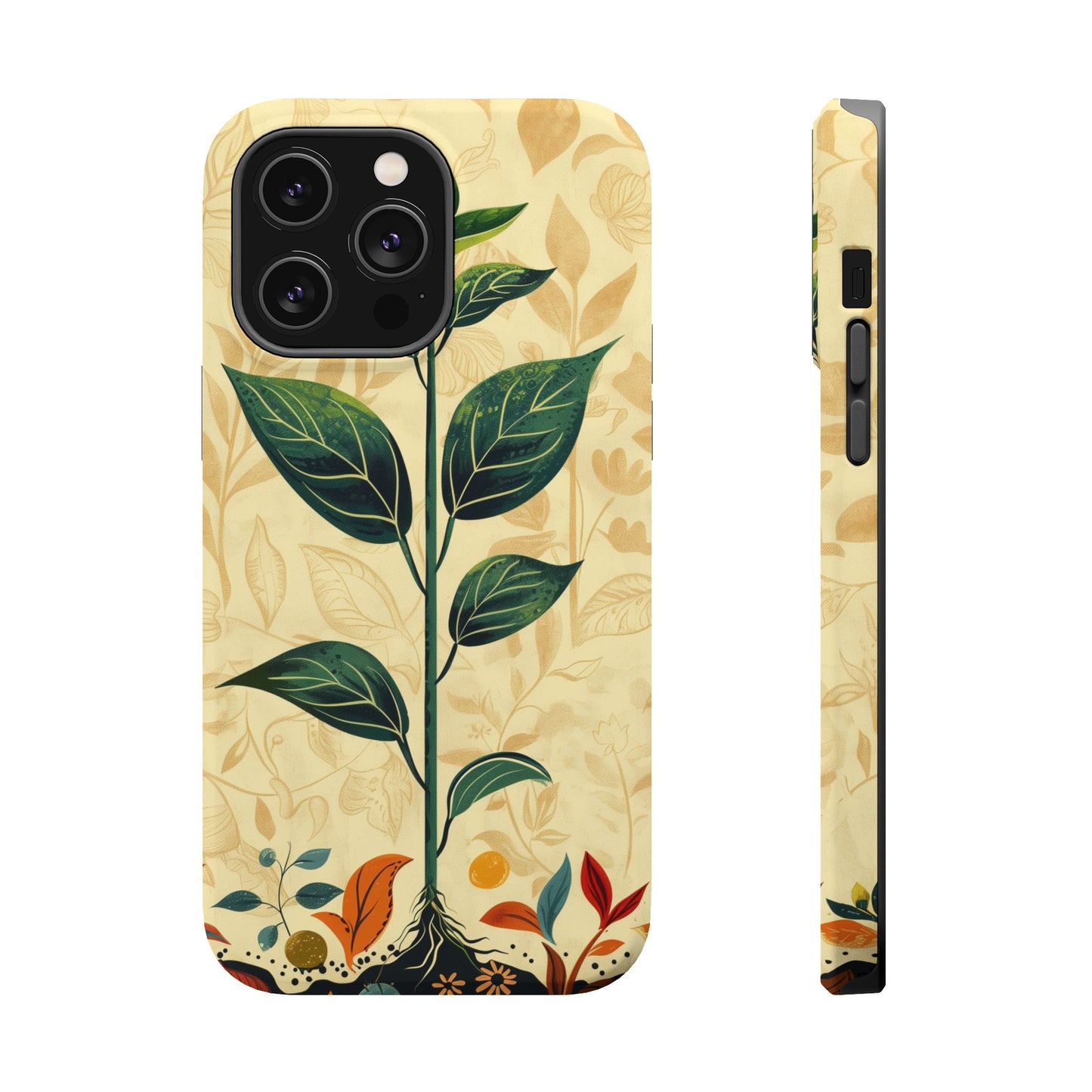 Plant Nature MagSafe® iPhone Tough Case Dual Layer Robust