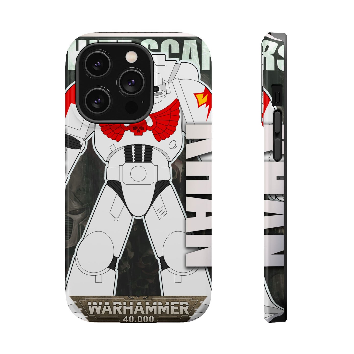 Warhammer White Scars MagSafe® iPhone Tough Case Dual Layer Robust