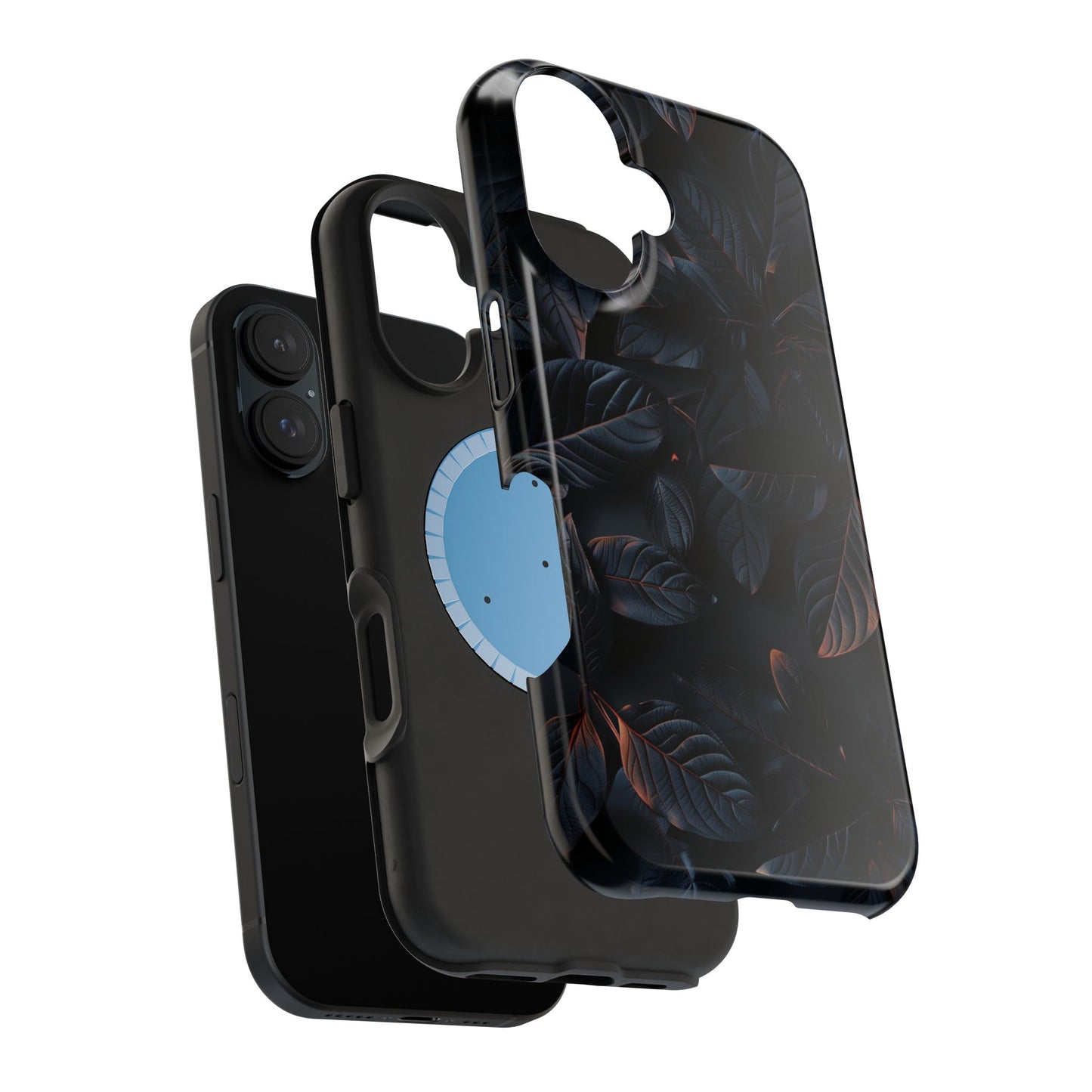 Black Nature MagSafe® iPhone Tough Case Dual Layer Robust