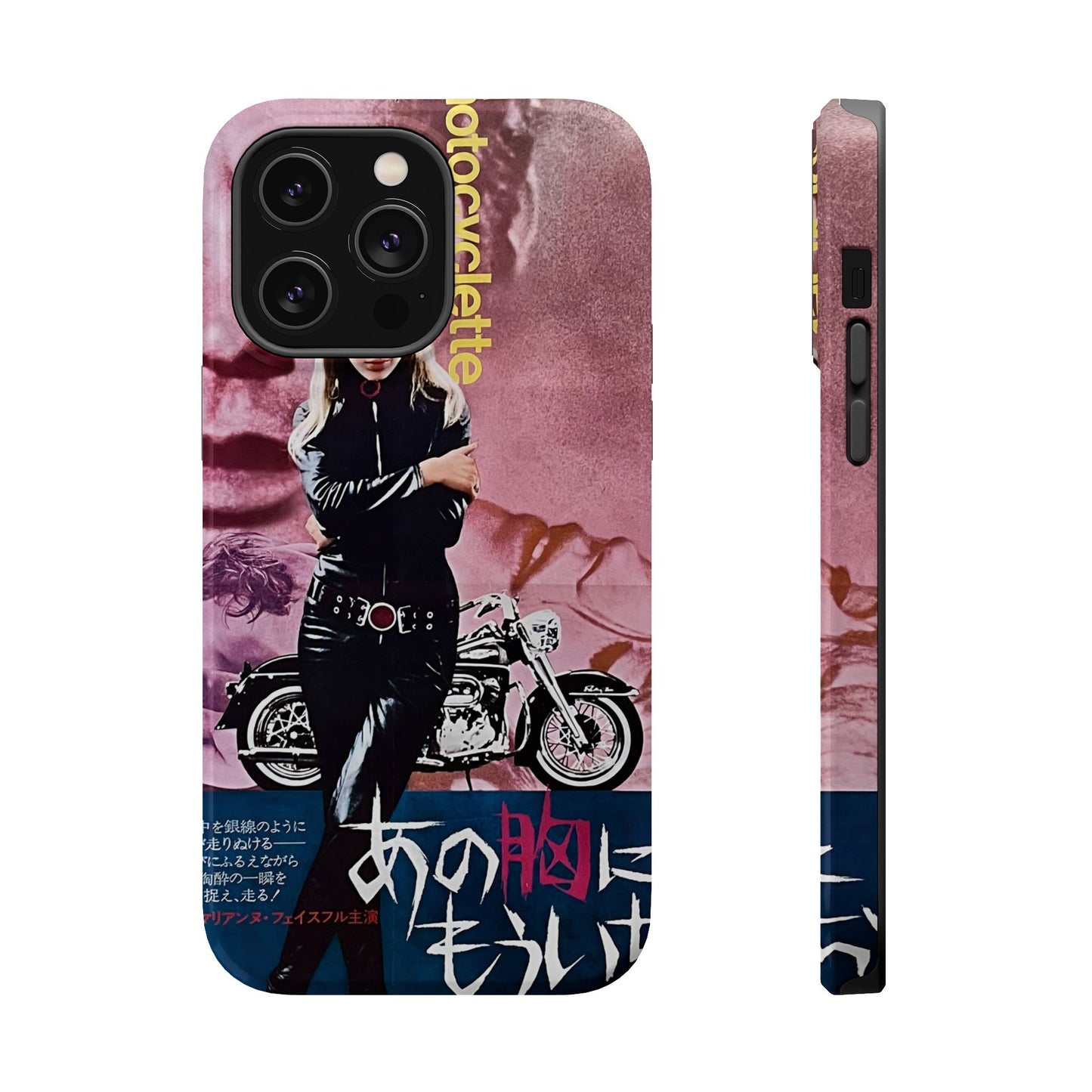 The Girl on a Motorcycle MagSafe® iPhone Tough Case Dual Layer Robust