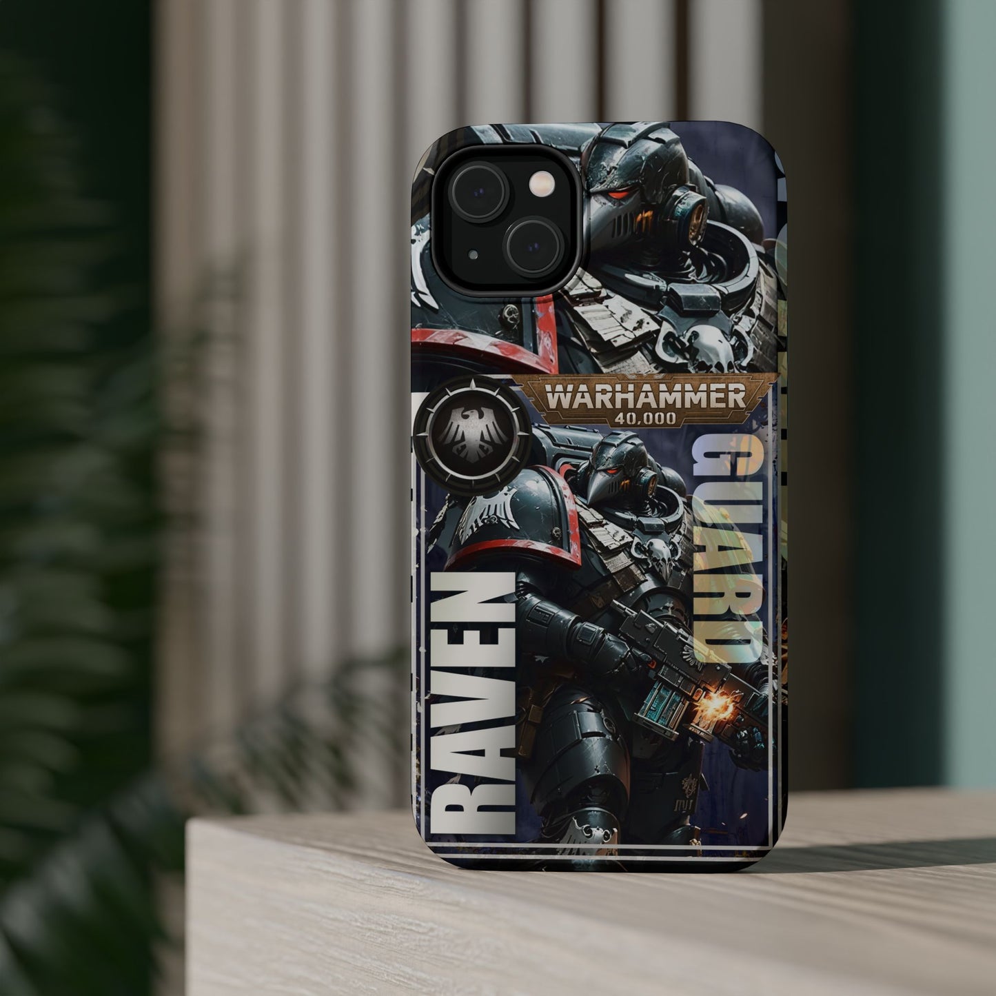 Warhammer Raven Guard MagSafe® iPhone Tough Case Dual Layer Robust