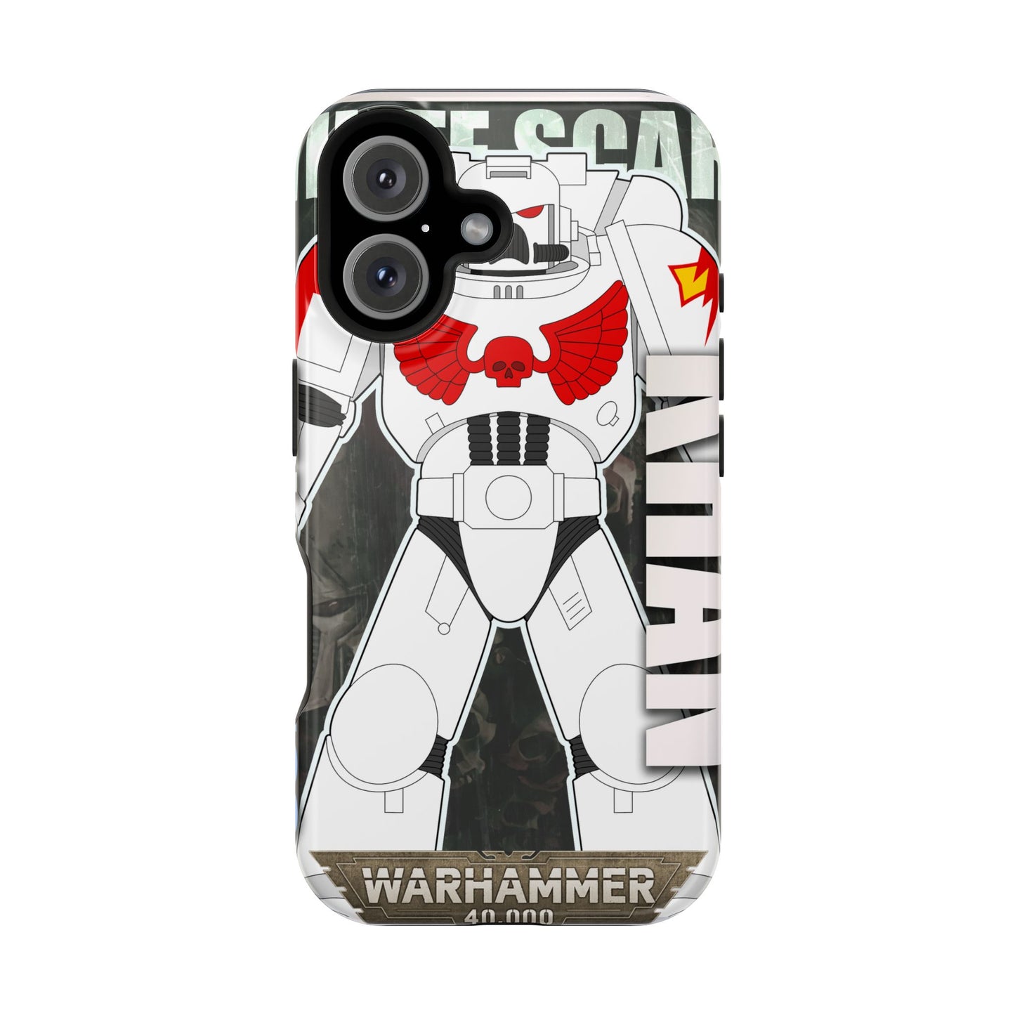 Warhammer White Scars MagSafe® iPhone Tough Case Dual Layer Robust