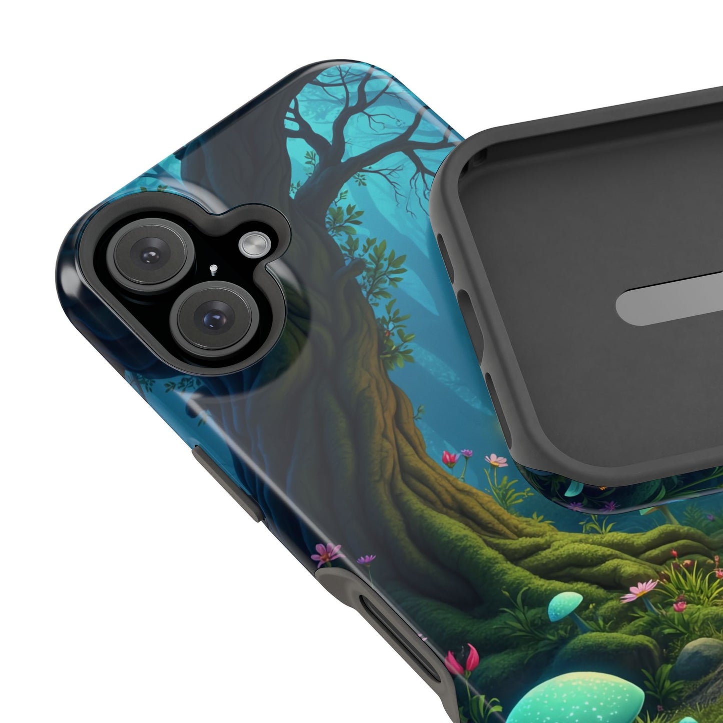 Shrooms Nature MagSafe® iPhone Tough Case Dual Layer Robust