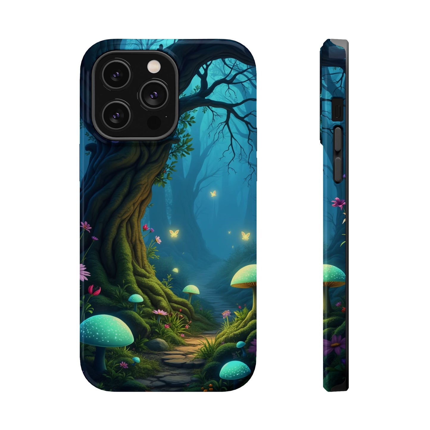 Shrooms Nature MagSafe® iPhone Tough Case Dual Layer Robust