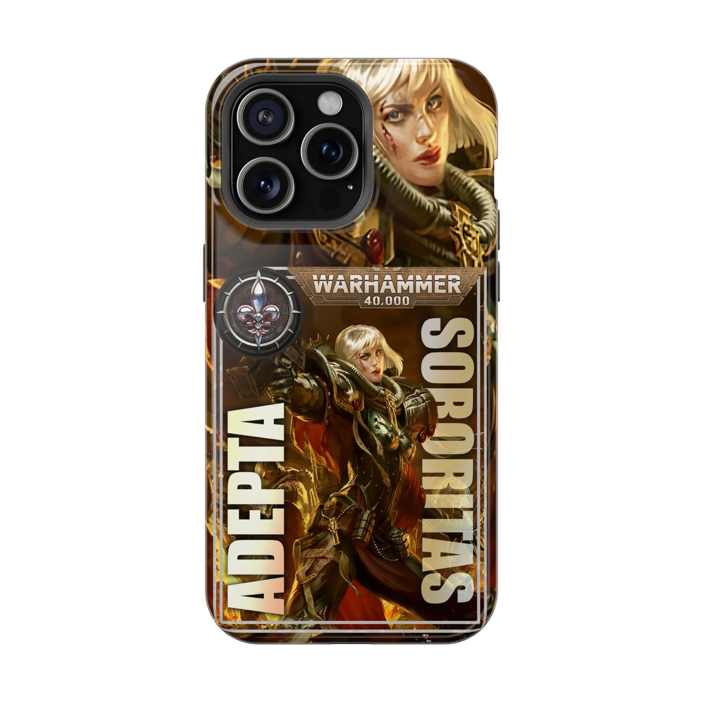 Warhammer Adepta Sororitas MagSafe® iPhone Tough Case Dual Layer Robust