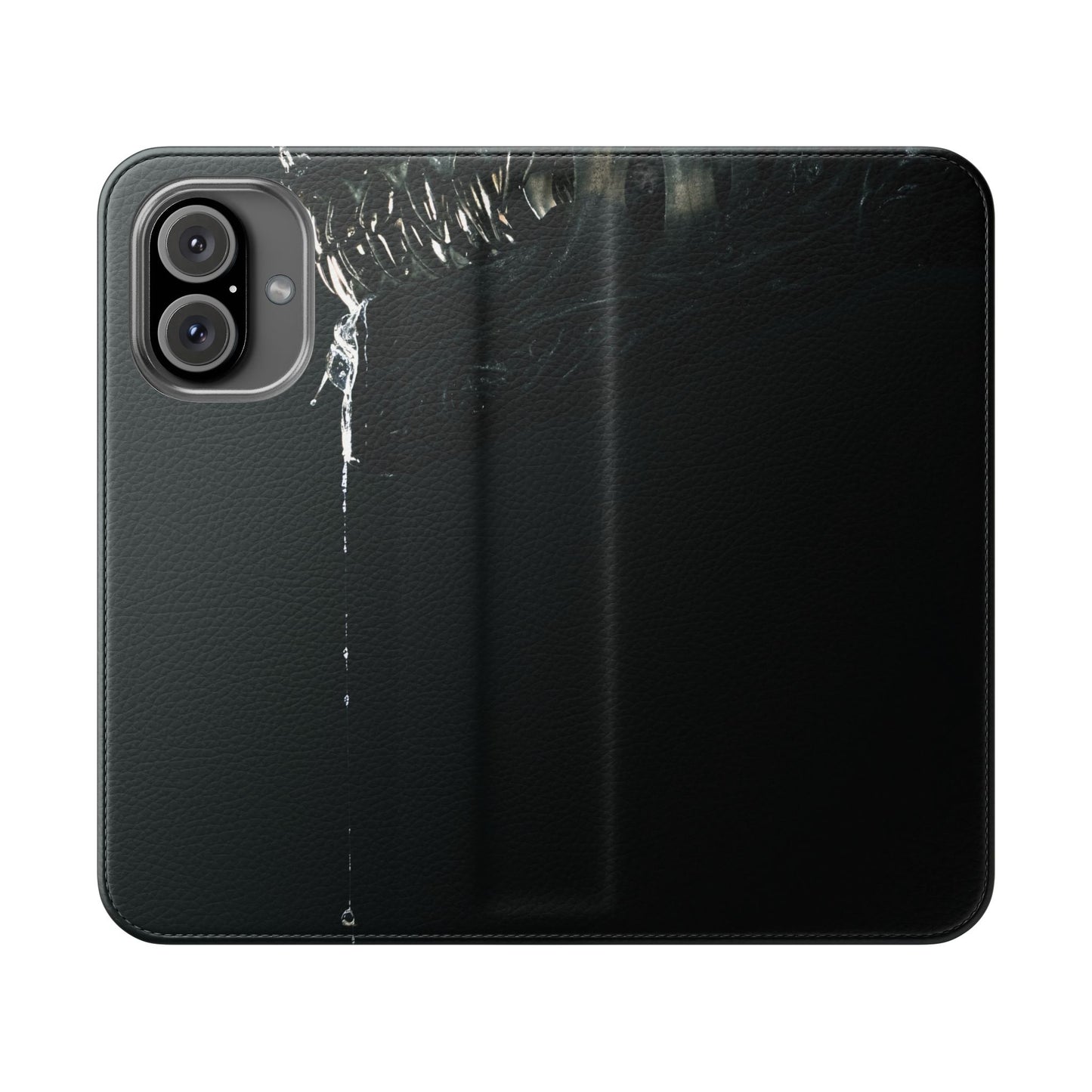 Black Alien Flip Case for iPhone & Samsung | PhoneMags