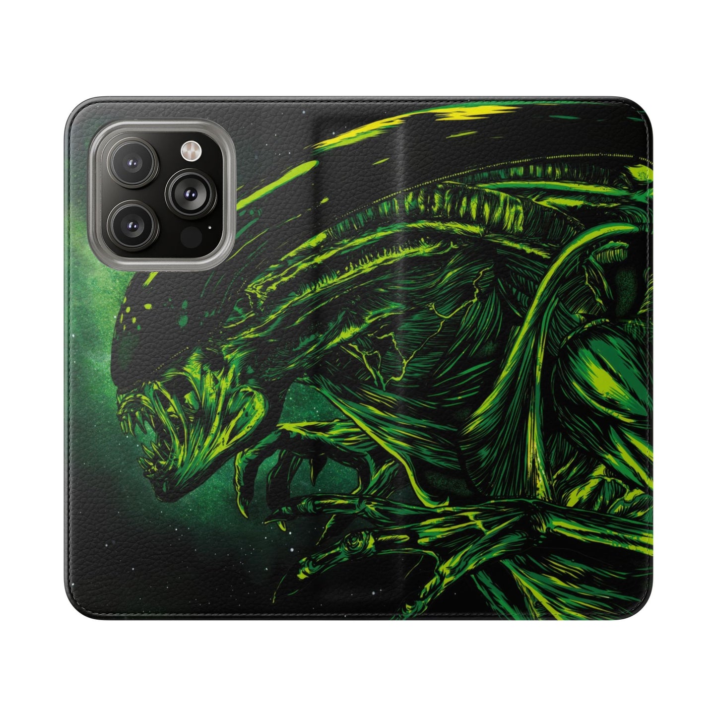 Alien iPhone & Samsung Flip Case
