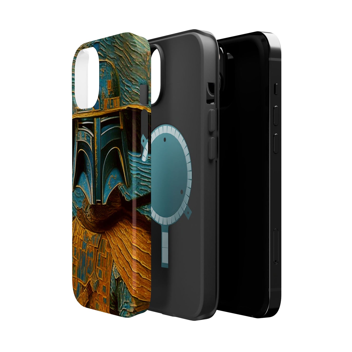 Mandalorian Art MagSafe® iPhone Tough Case Dual Layer Robust