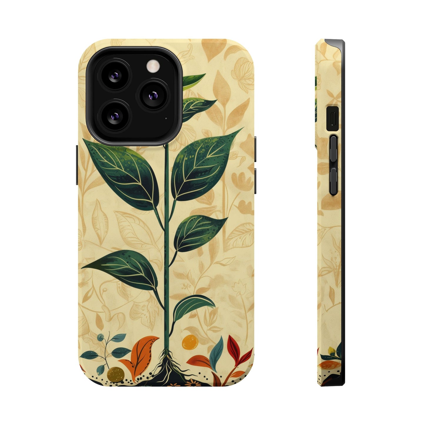 Plant Nature MagSafe® iPhone Tough Case Dual Layer Robust