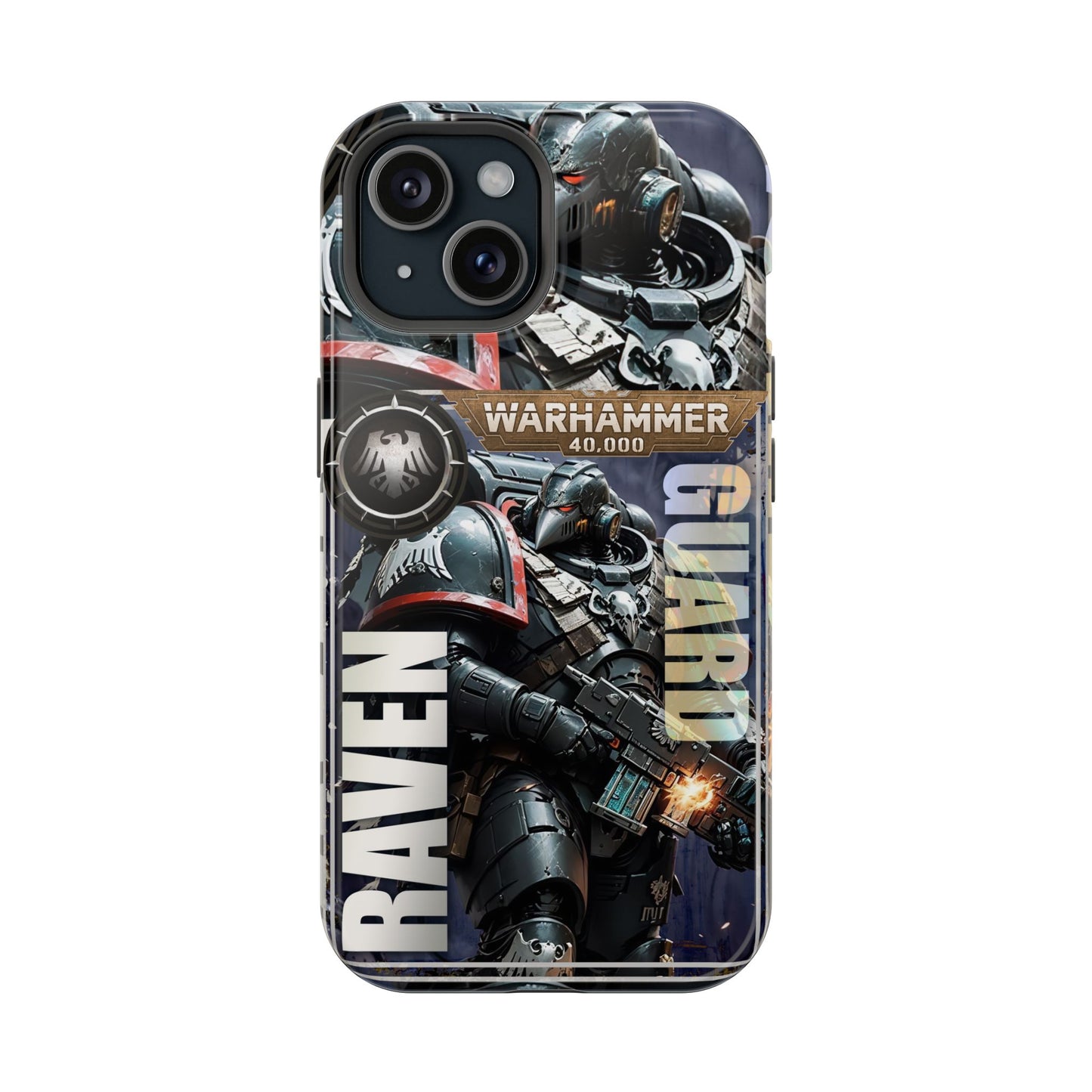 Warhammer Raven Guard MagSafe® iPhone Tough Case Dual Layer Robust