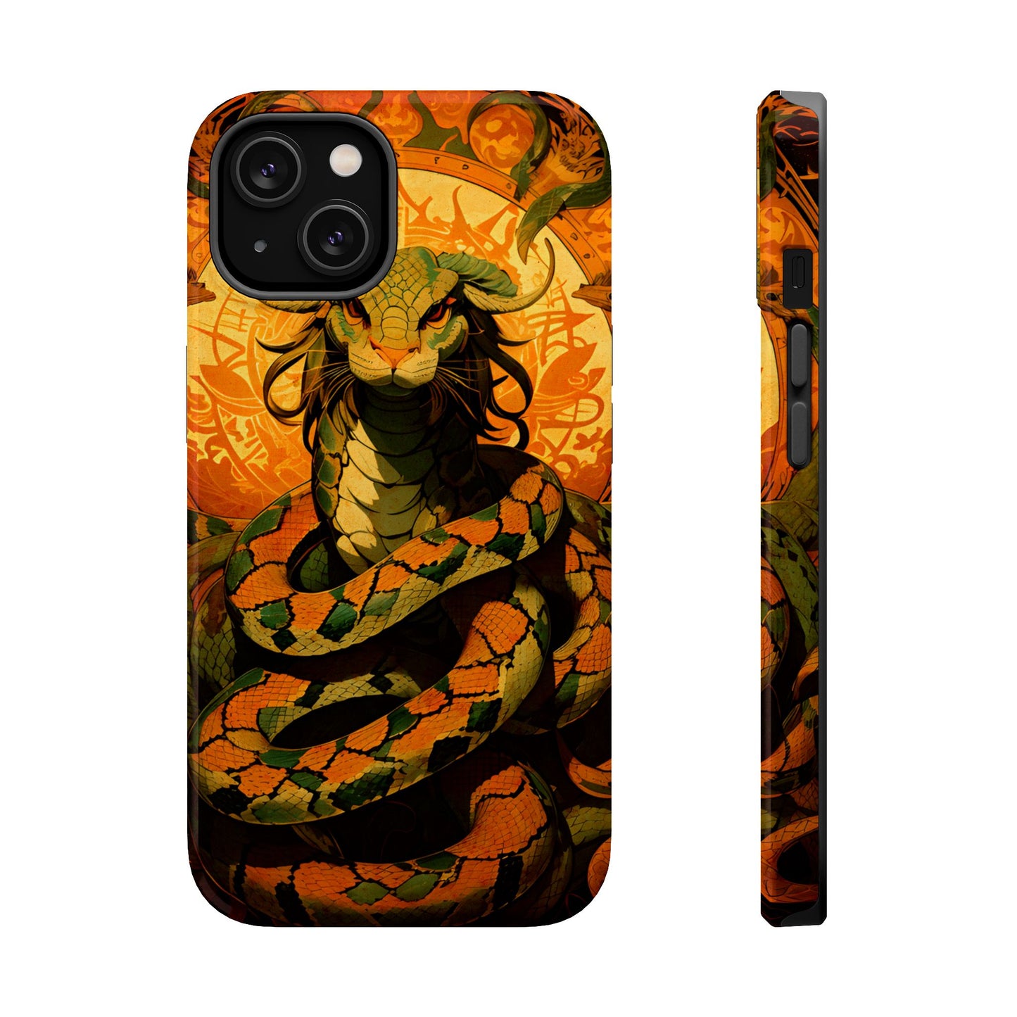Serpent Art MagSafe® iPhone Tough Case Dual Layer Robust