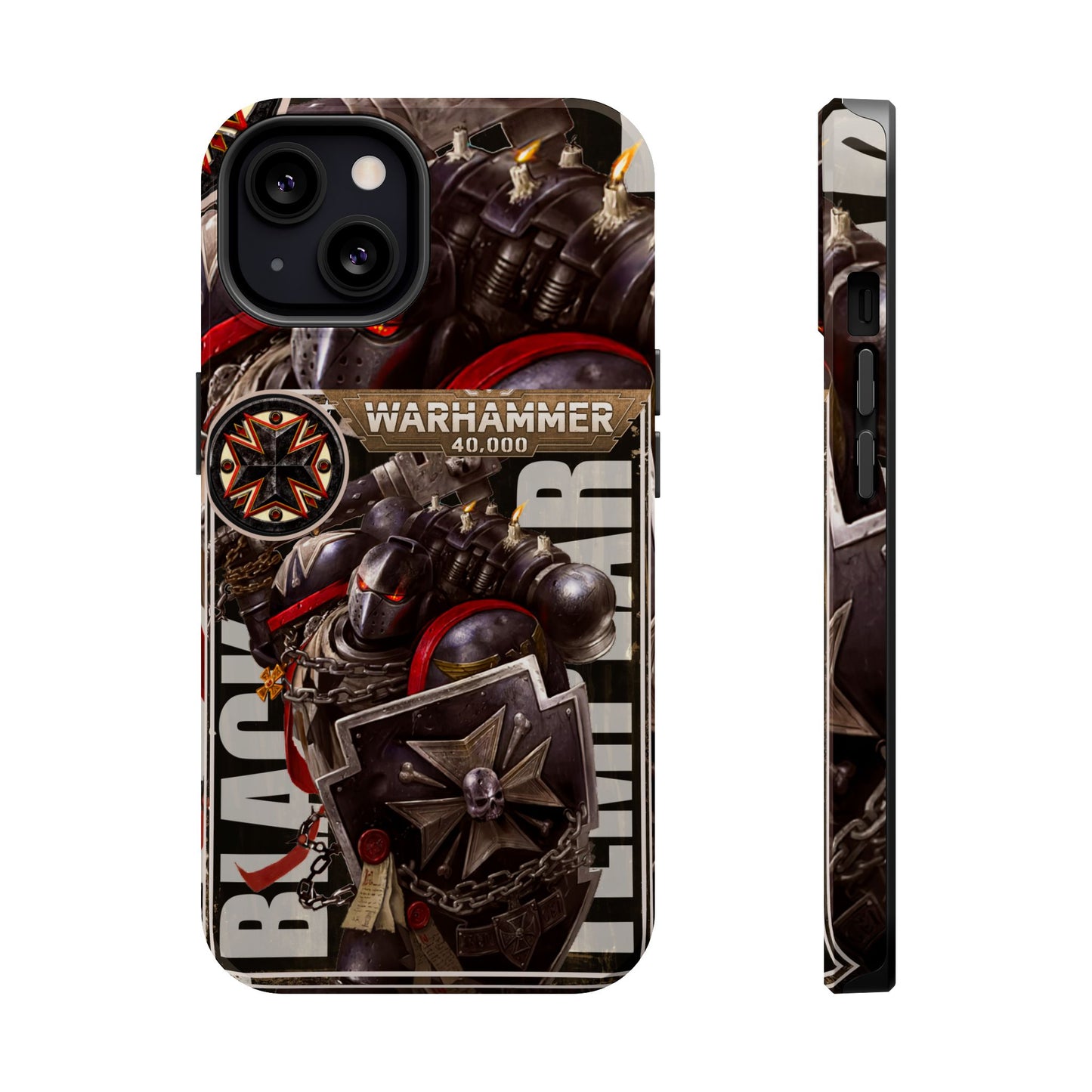 Warhammer Black Templars MagSafe® iPhone Tough Case Dual Layer Robust