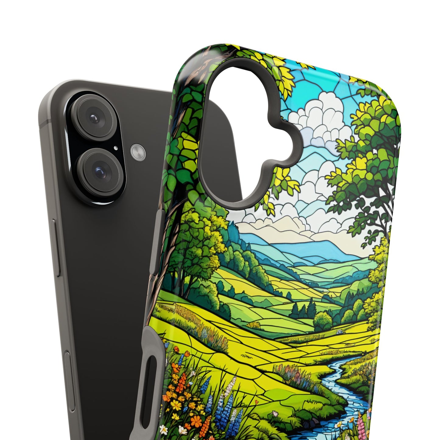 Art Nature MagSafe® iPhone Tough Case Dual Layer Robust