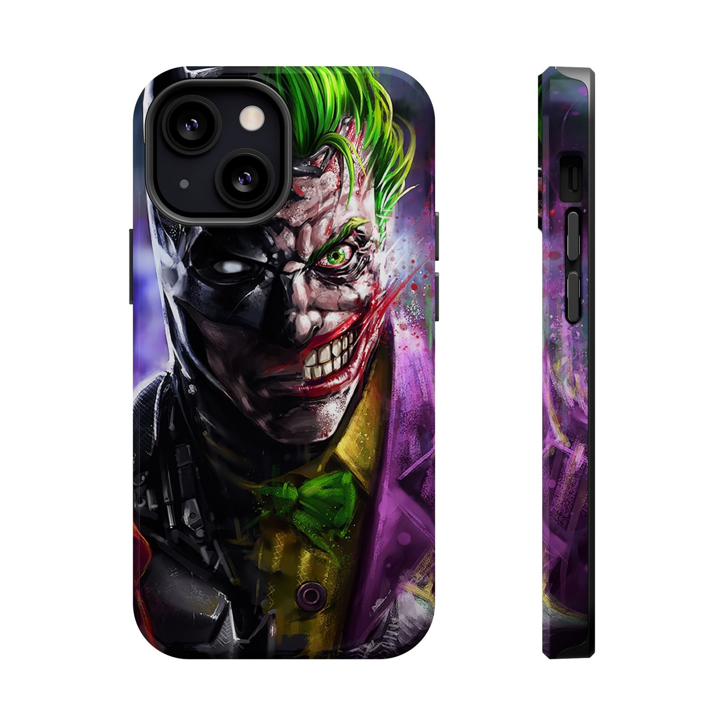 Joker Vs Bayman MagSafe® iPhone Tough Case Dual Layer Robust