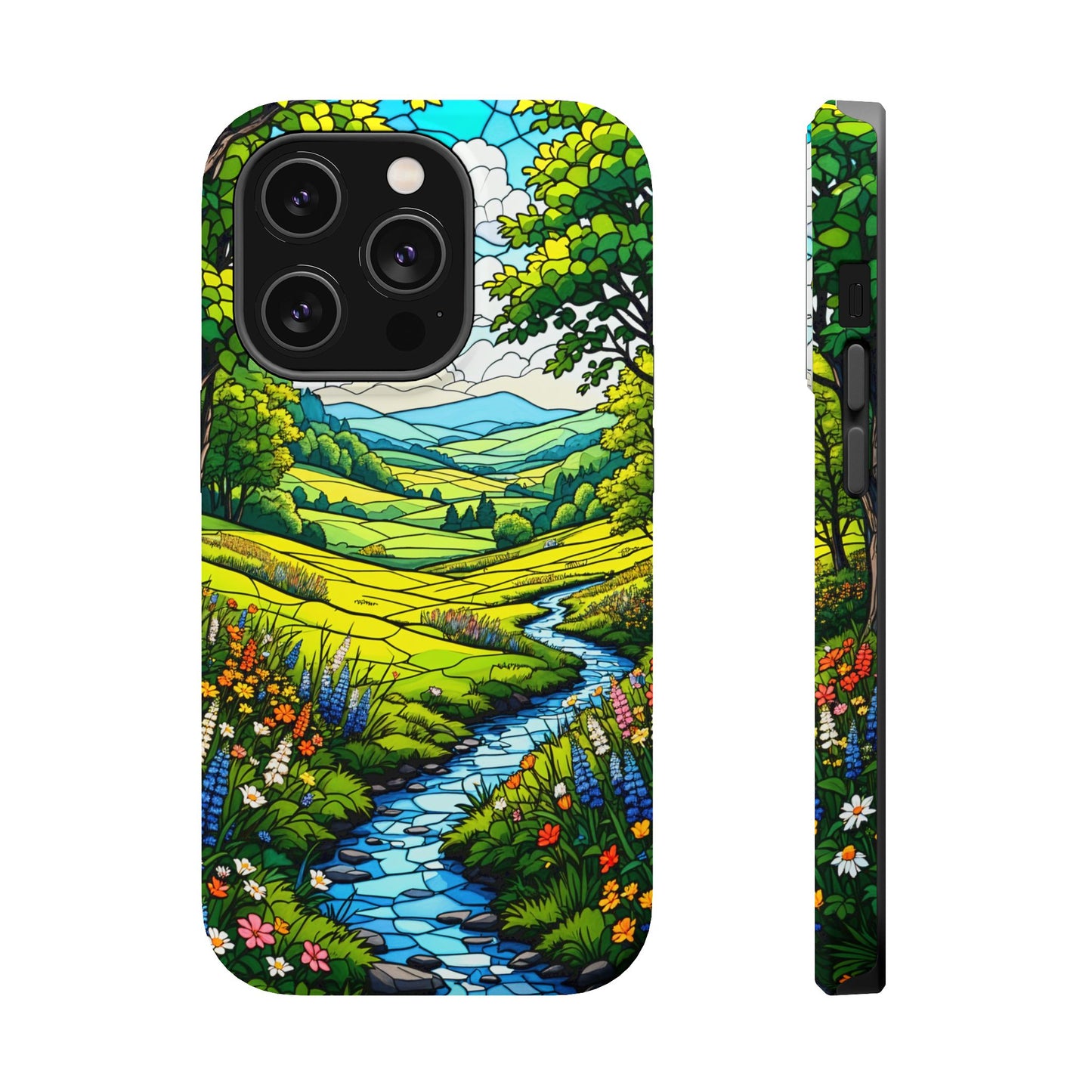 Art Nature MagSafe® iPhone Tough Case Dual Layer Robust