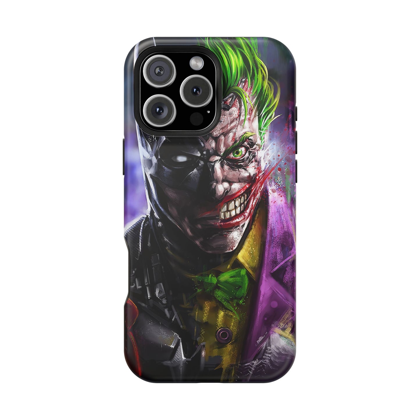 Joker Vs Bayman MagSafe® iPhone Tough Case Dual Layer Robust