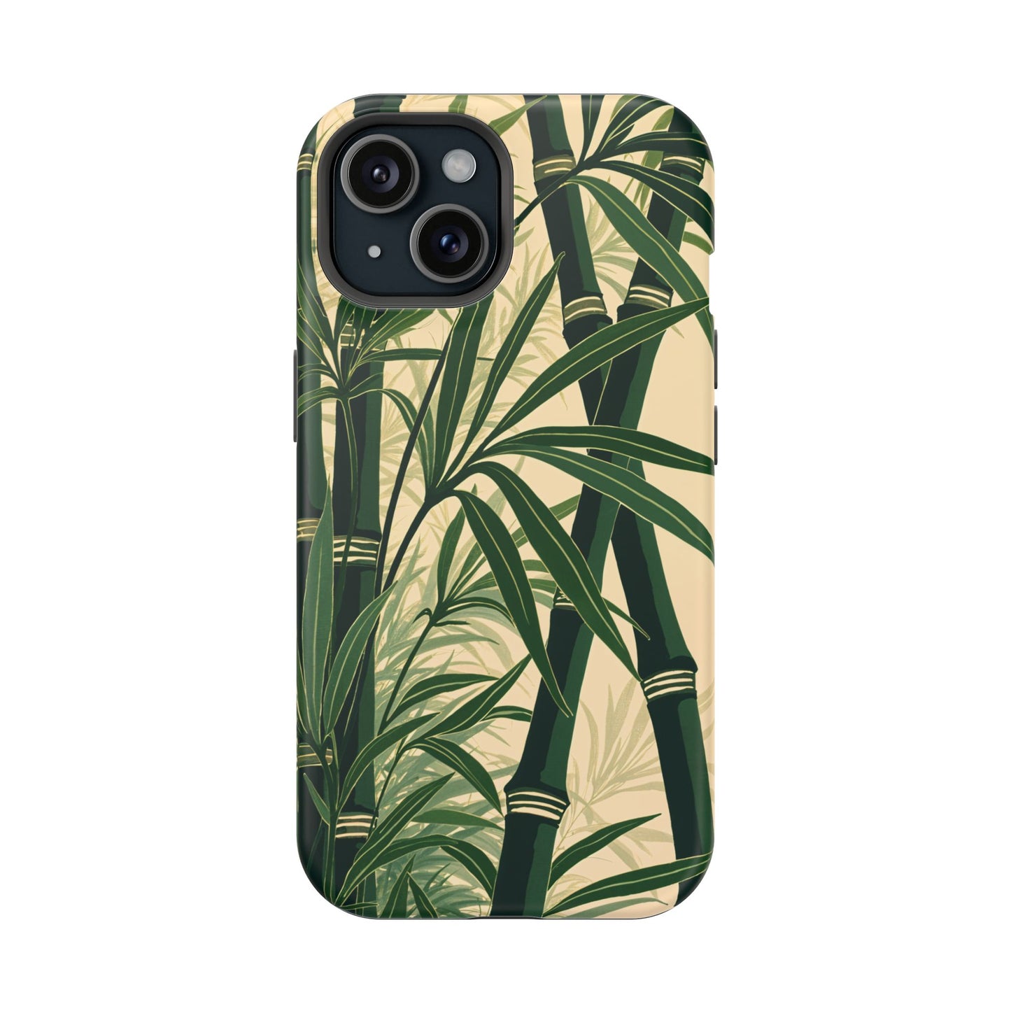 Bamboo Nature MagSafe® iPhone Tough Case Dual Layer Robust