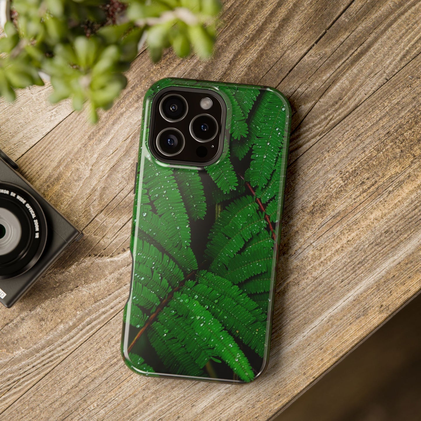 Leaf Marbles Nature MagSafe® iPhone Tough Case Dual Layer Robust