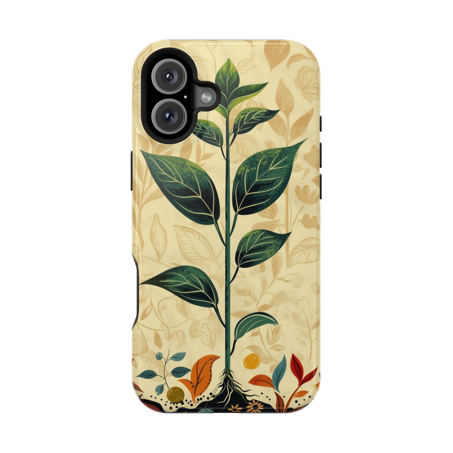 Plant Nature MagSafe® iPhone Tough Case Dual Layer Robust