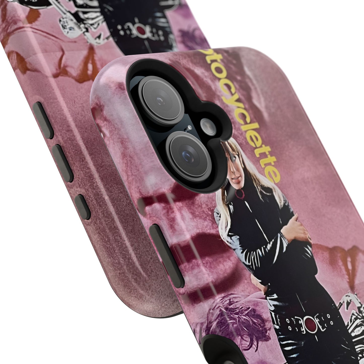 The Girl on a Motorcycle MagSafe® iPhone Tough Case Dual Layer Robust