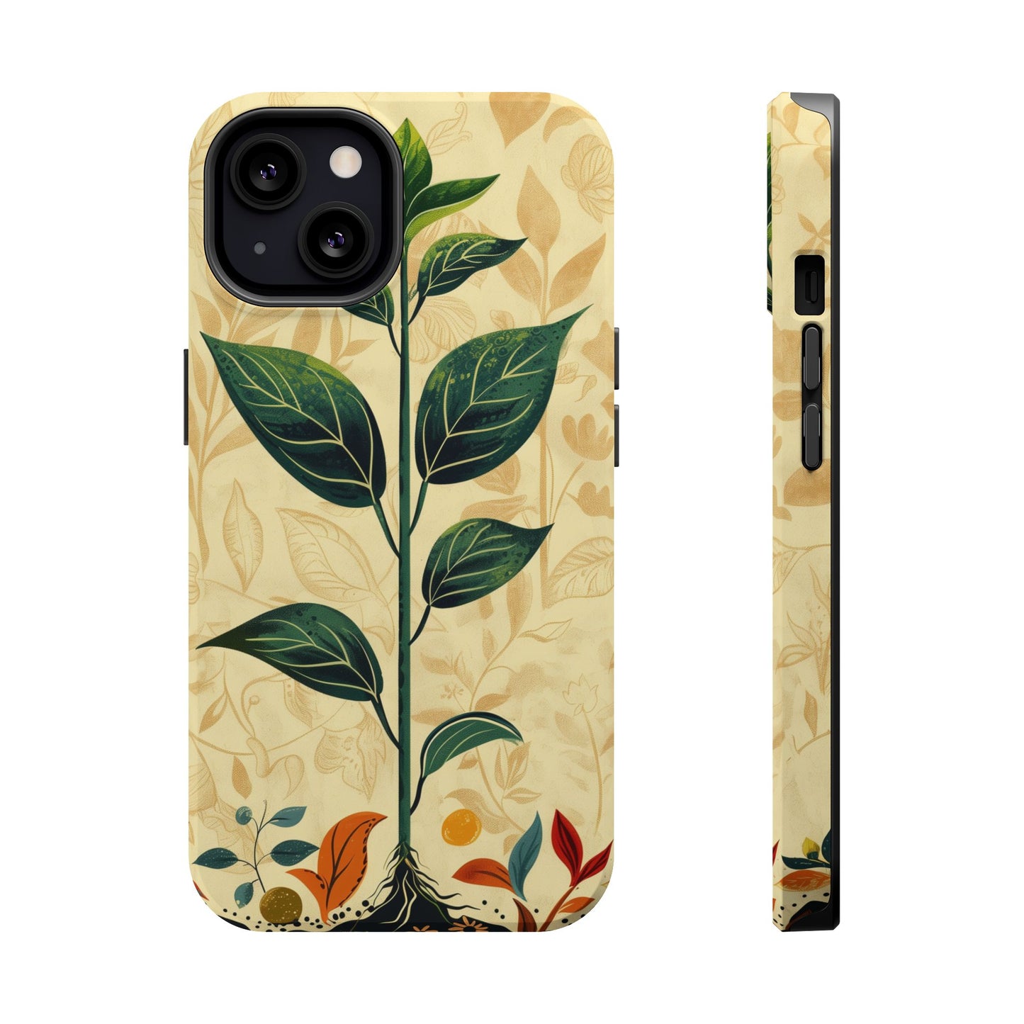 Plant Nature MagSafe® iPhone Tough Case Dual Layer Robust