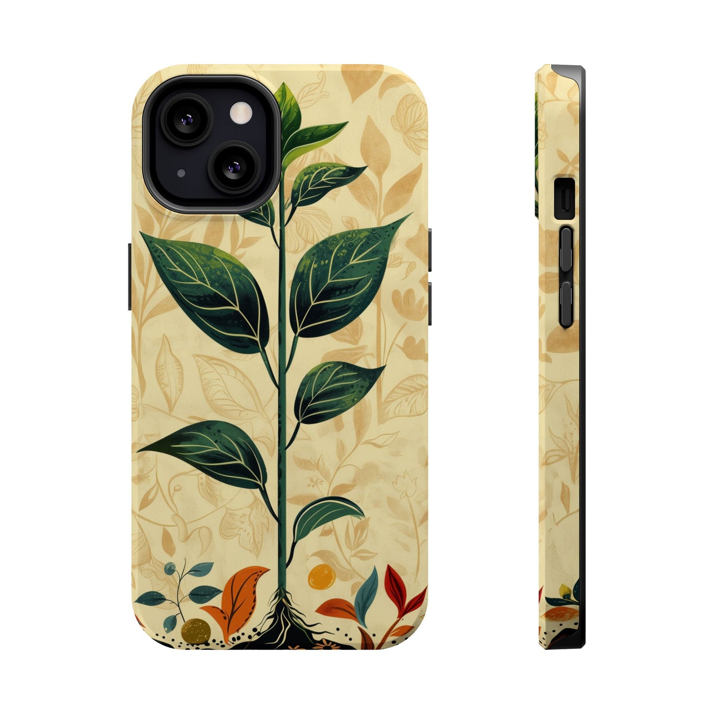 Plant Nature MagSafe® iPhone Tough Case Dual Layer Robust