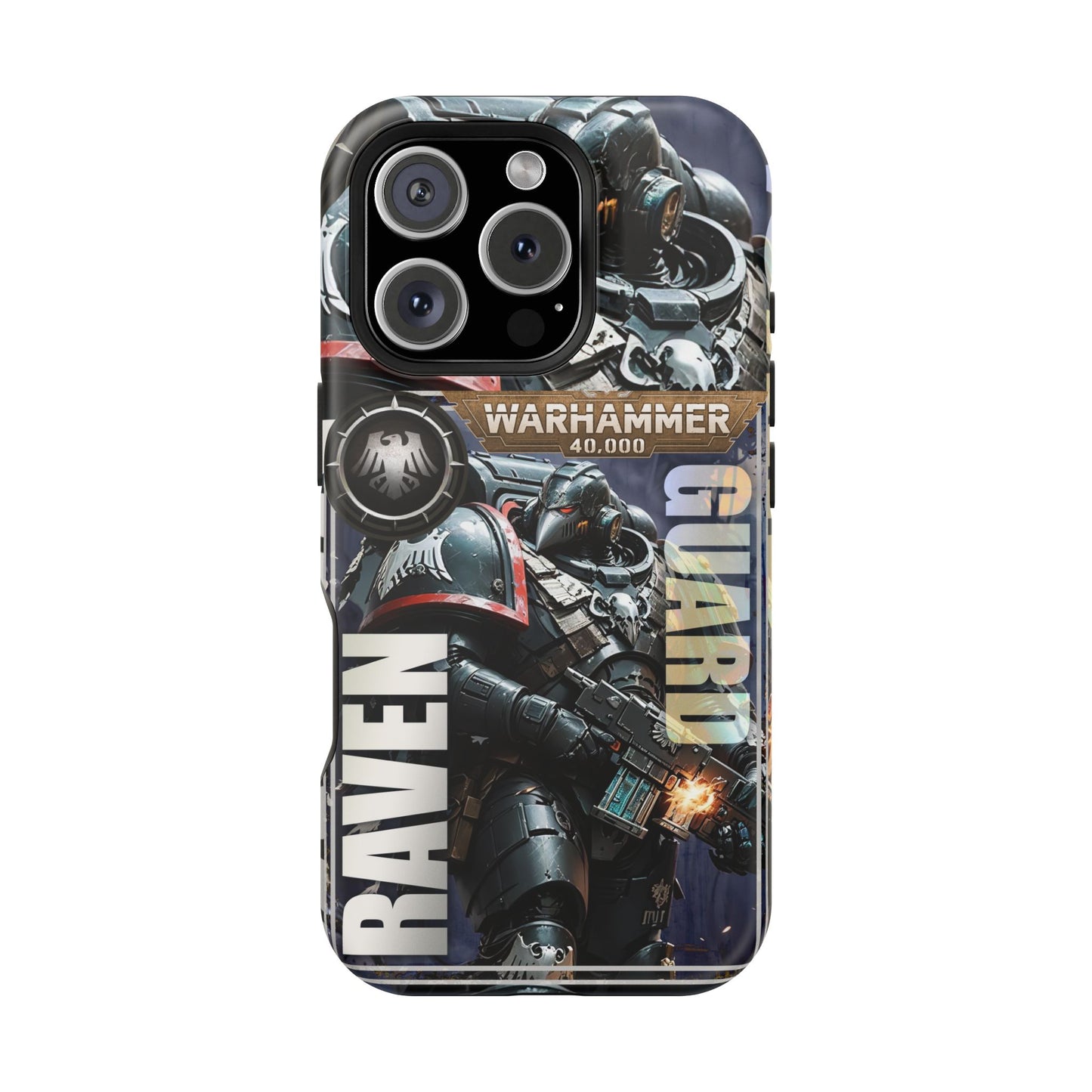 Warhammer Raven Guard MagSafe® iPhone Tough Case Dual Layer Robust