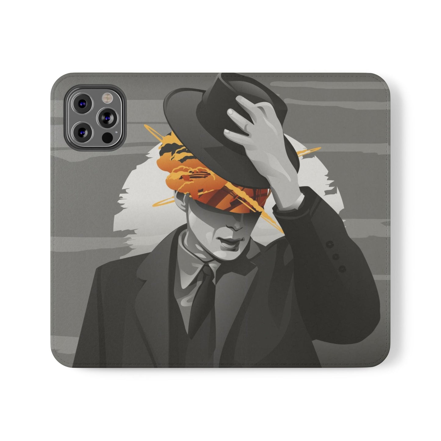 Oppenheimer Man Flip Case for iPhone & Samsung | PhoneMags