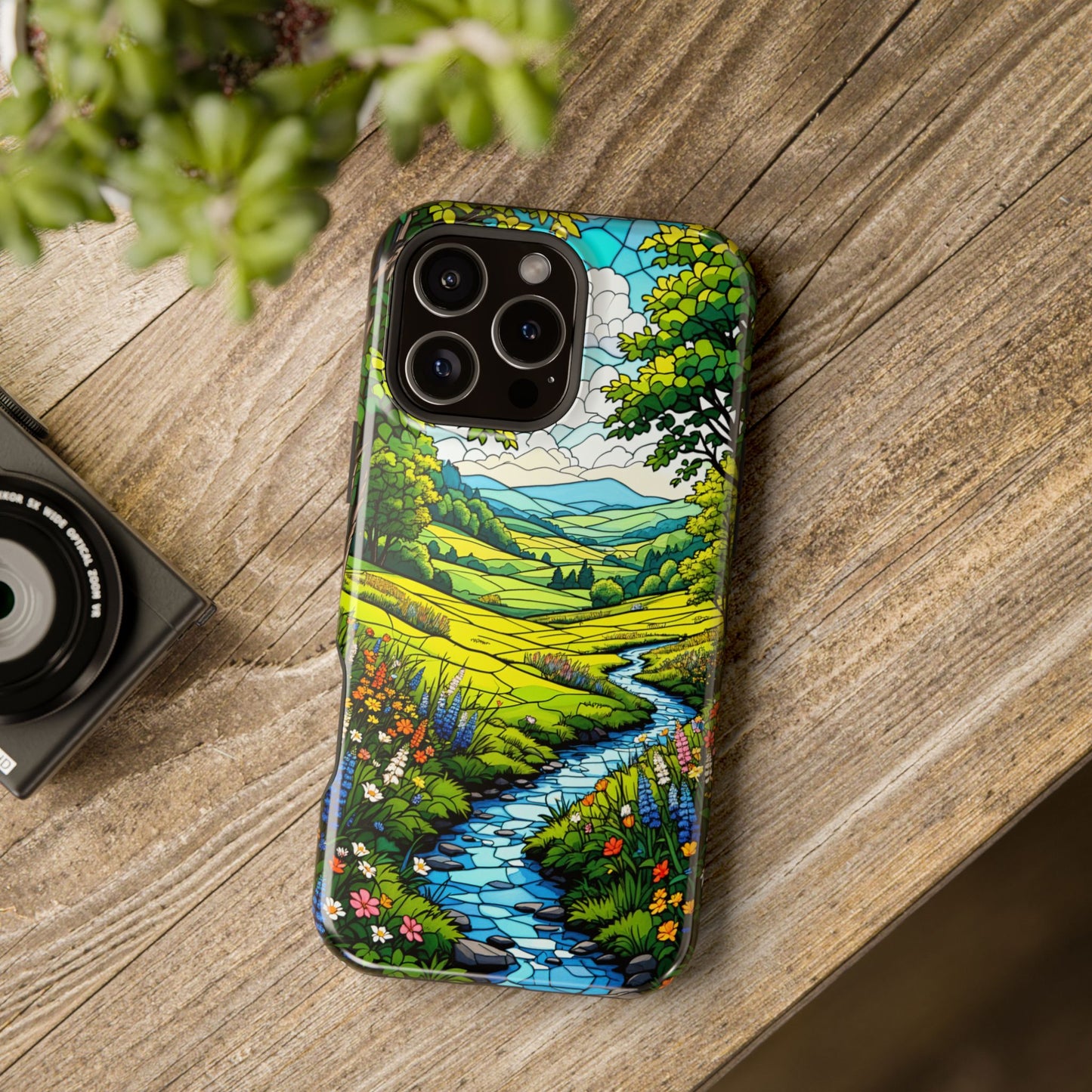 Art Nature MagSafe® iPhone Tough Case Dual Layer Robust