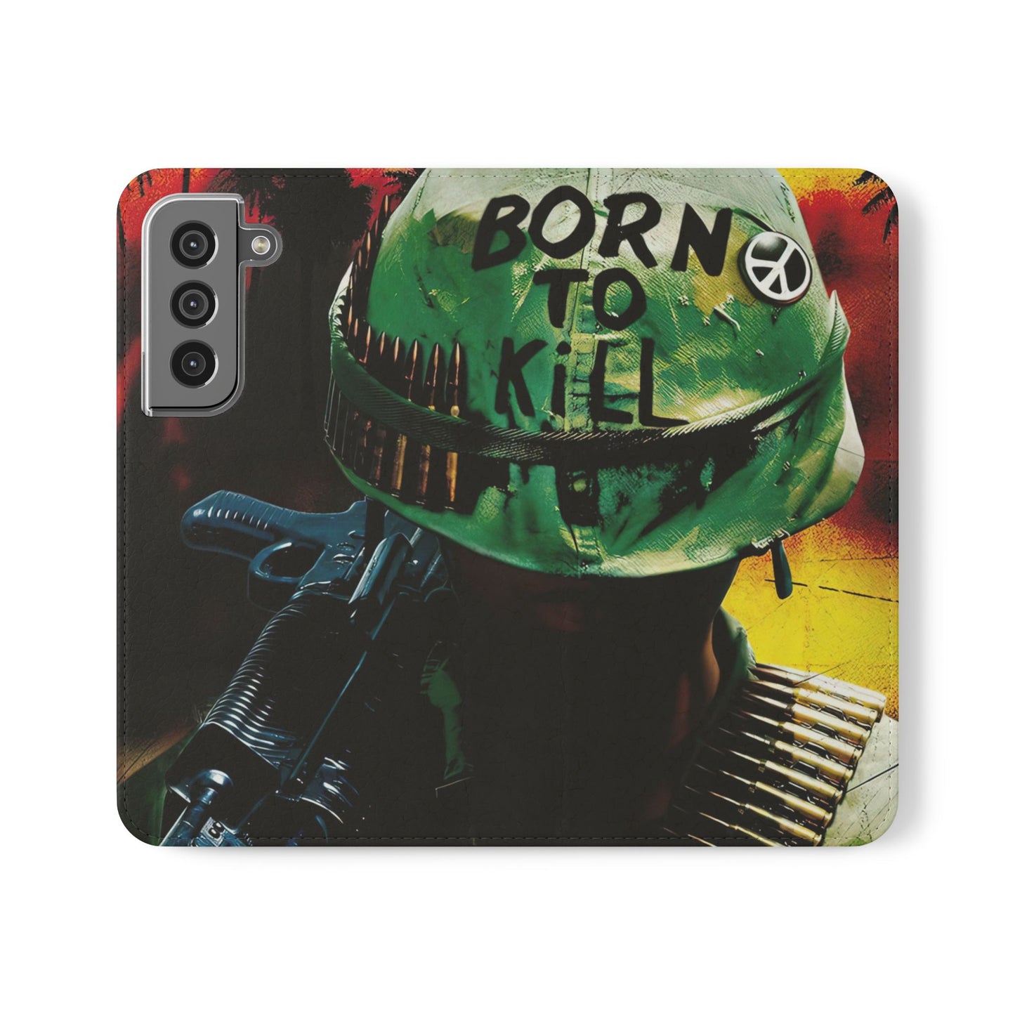 Full Metal Jacket Flip Case for iPhone & Samsung | PhoneMags