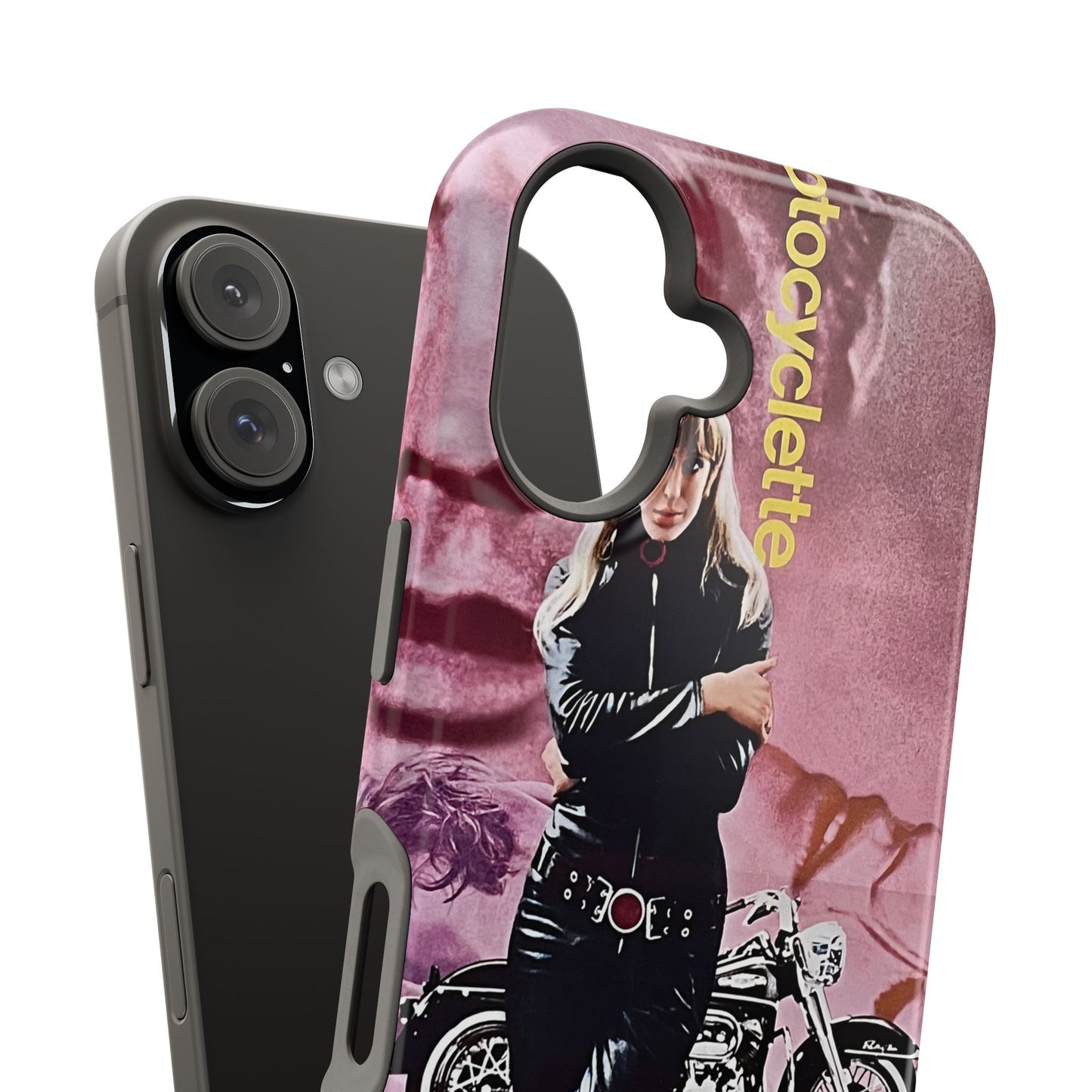 The Girl on a Motorcycle MagSafe® iPhone Tough Case Dual Layer Robust
