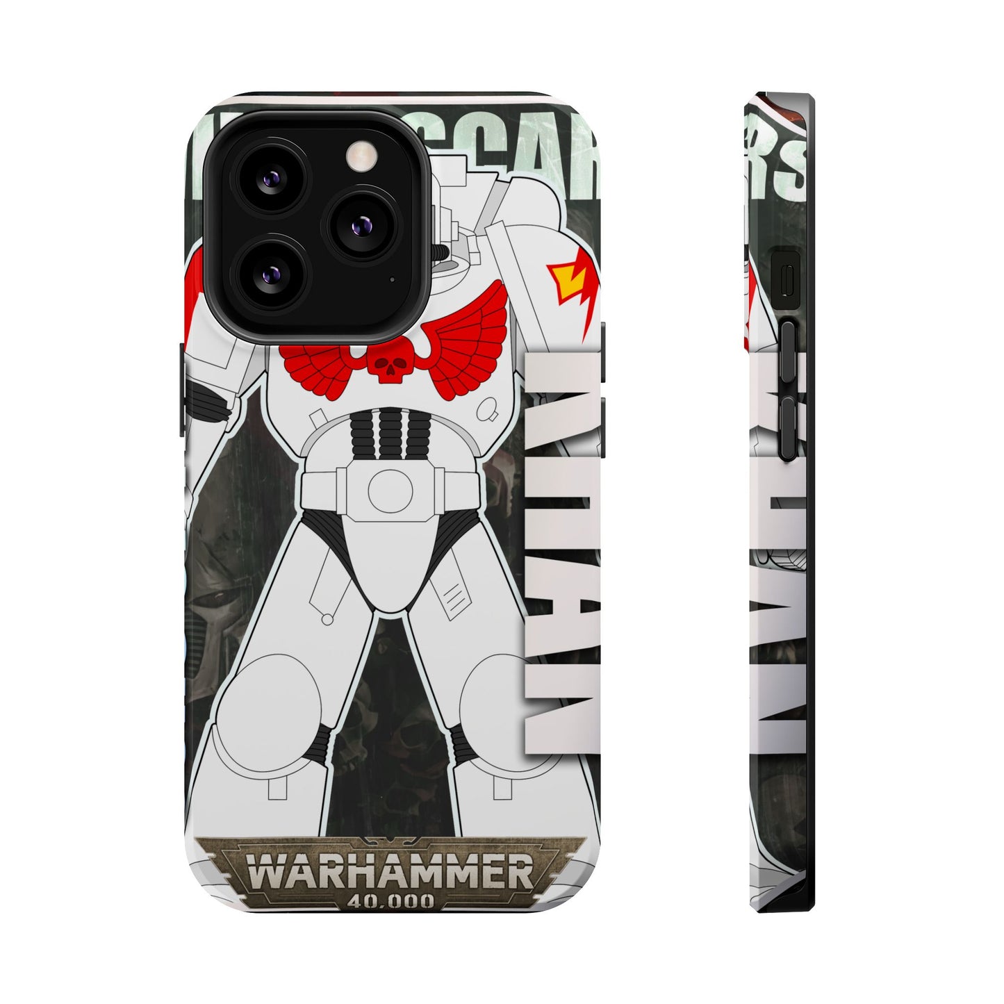 Warhammer White Scars MagSafe® iPhone Tough Case Dual Layer Robust