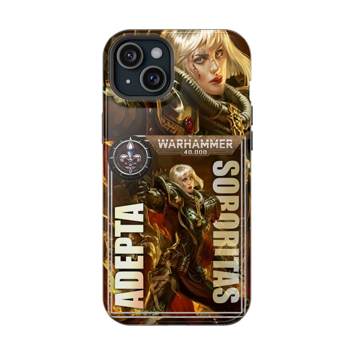 Warhammer Adepta Sororitas MagSafe® iPhone Tough Case Dual Layer Robust