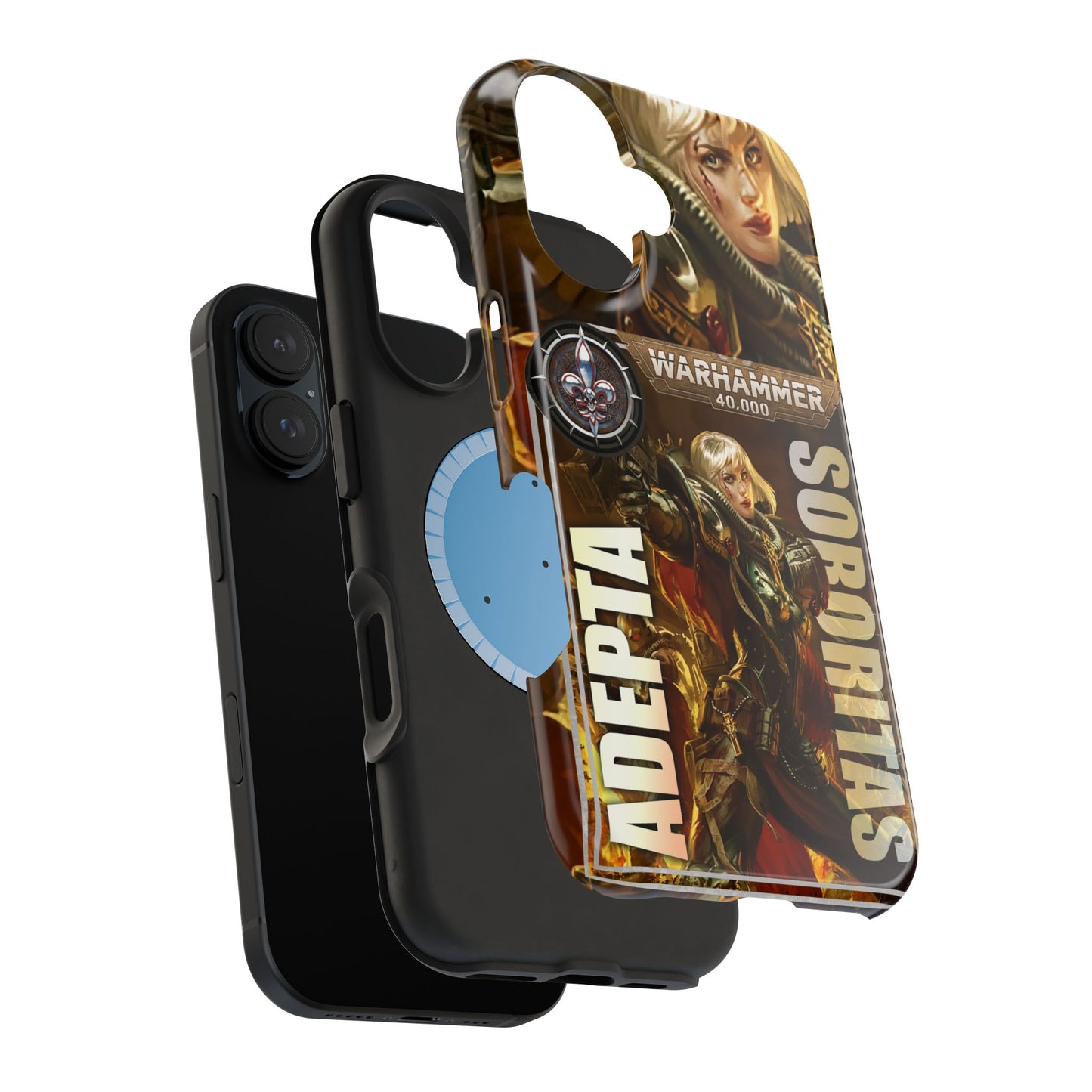 Warhammer Adepta Sororitas MagSafe® iPhone Tough Case Dual Layer Robust