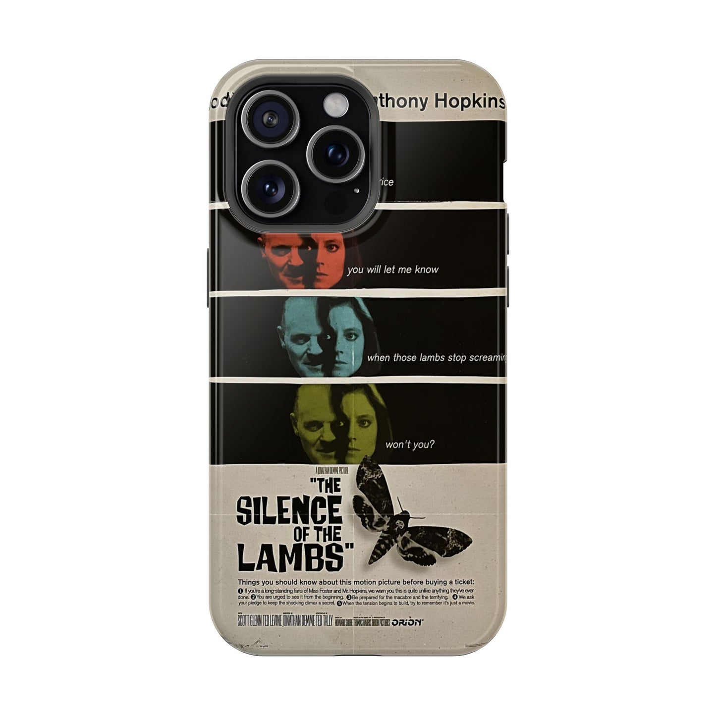 Silence of the Lambs MagSafe® iPhone Tough Case Dual Layer Robust
