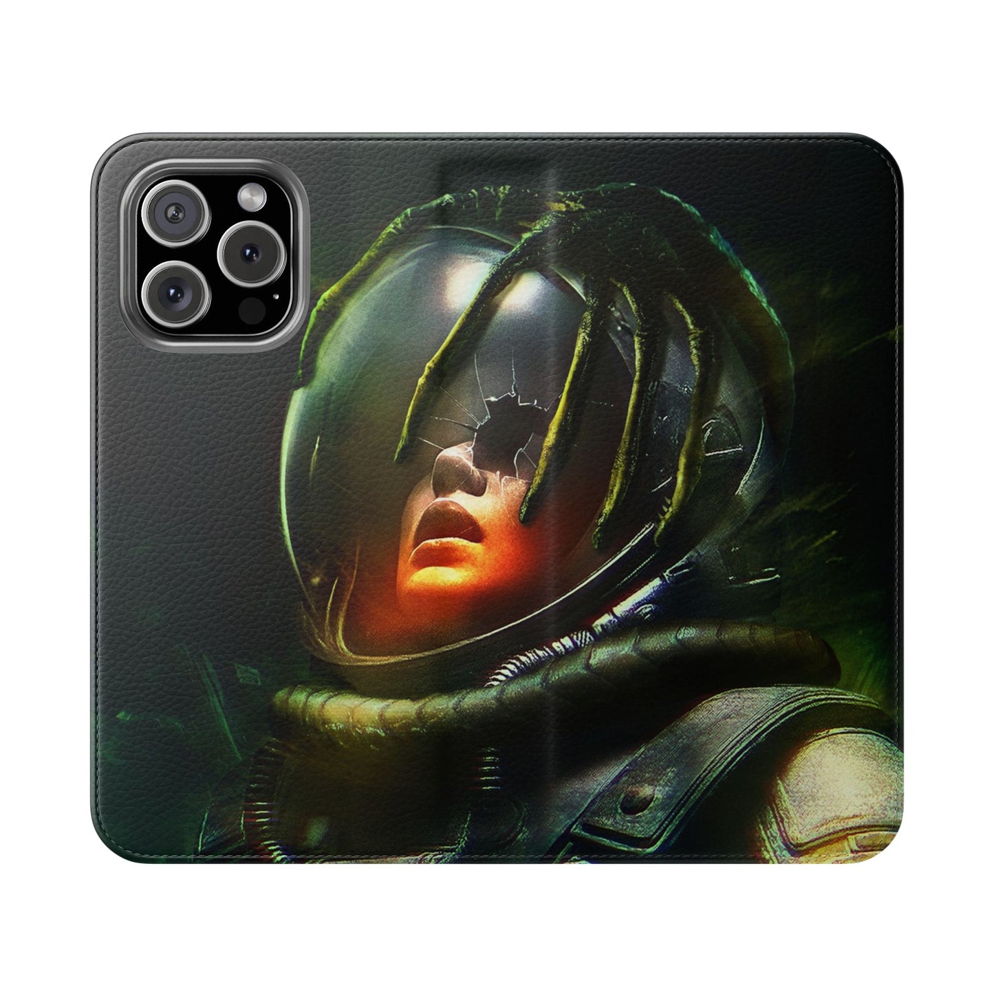 Alien iPhone & Samsung Flip Case