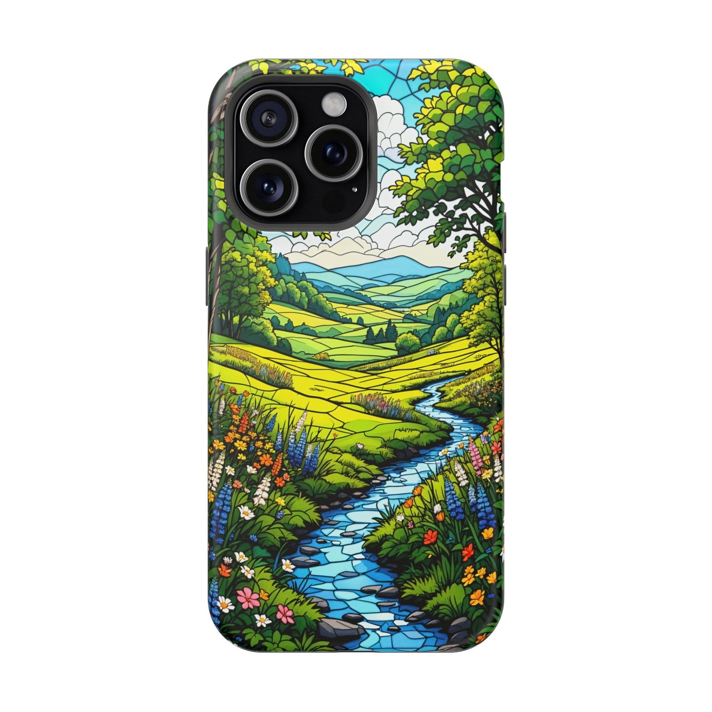 Art Nature MagSafe® iPhone Tough Case Dual Layer Robust
