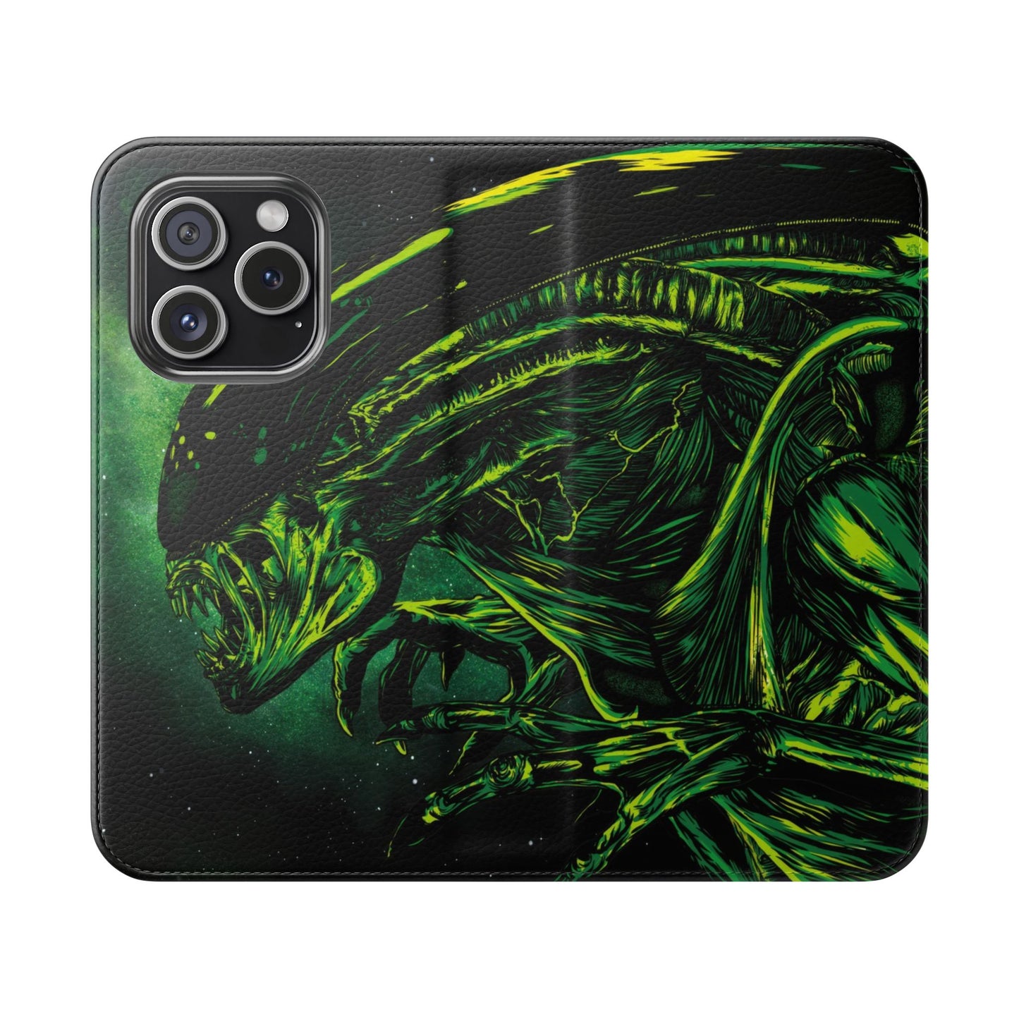 Alien iPhone & Samsung Flip Case