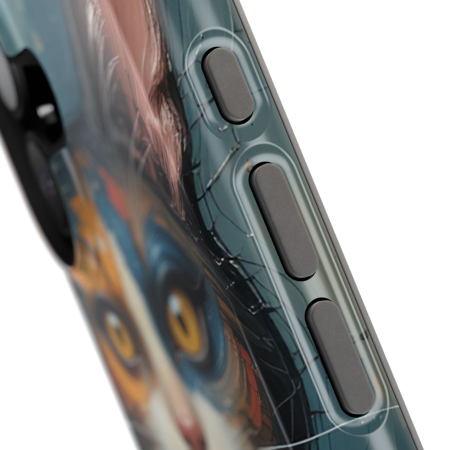 Cat Painting MagSafe® iPhone Tough Case Dual Layer Robust
