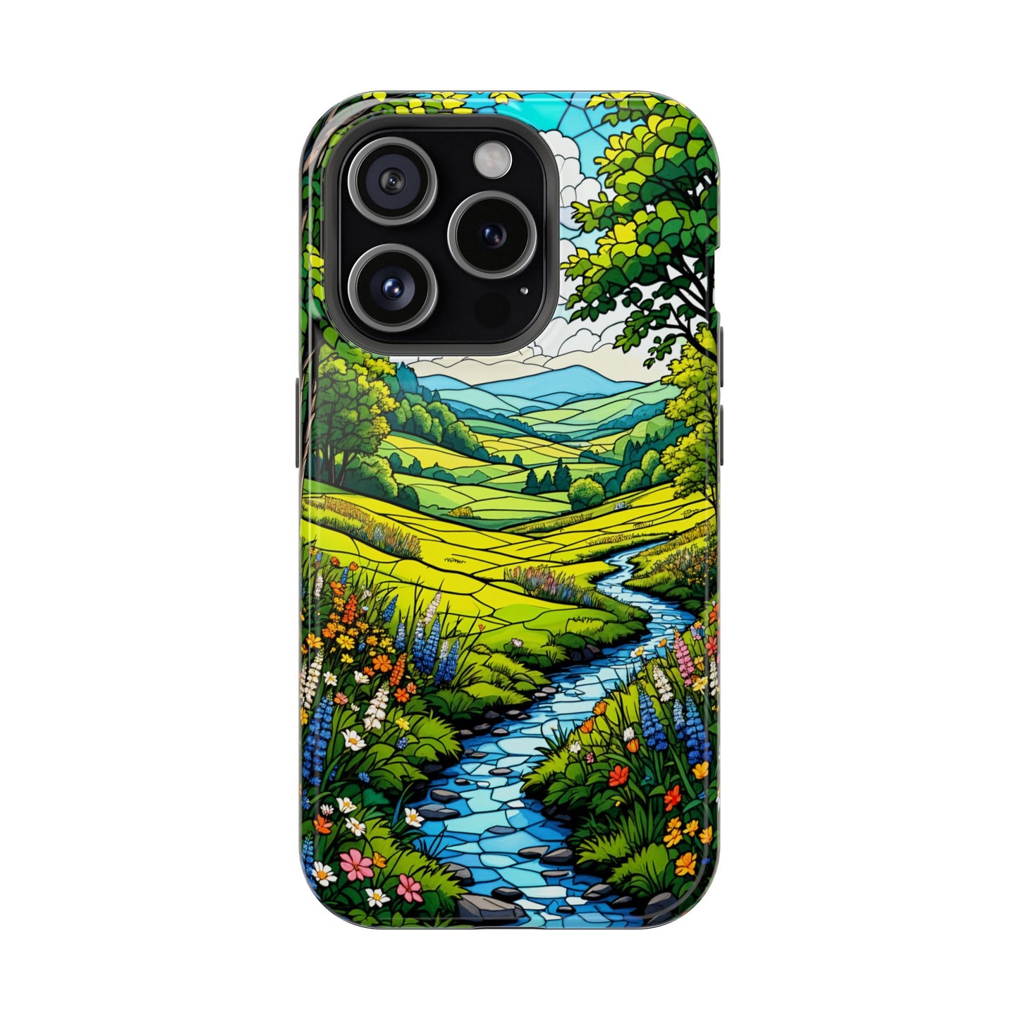 Art Nature MagSafe® iPhone Tough Case Dual Layer Robust