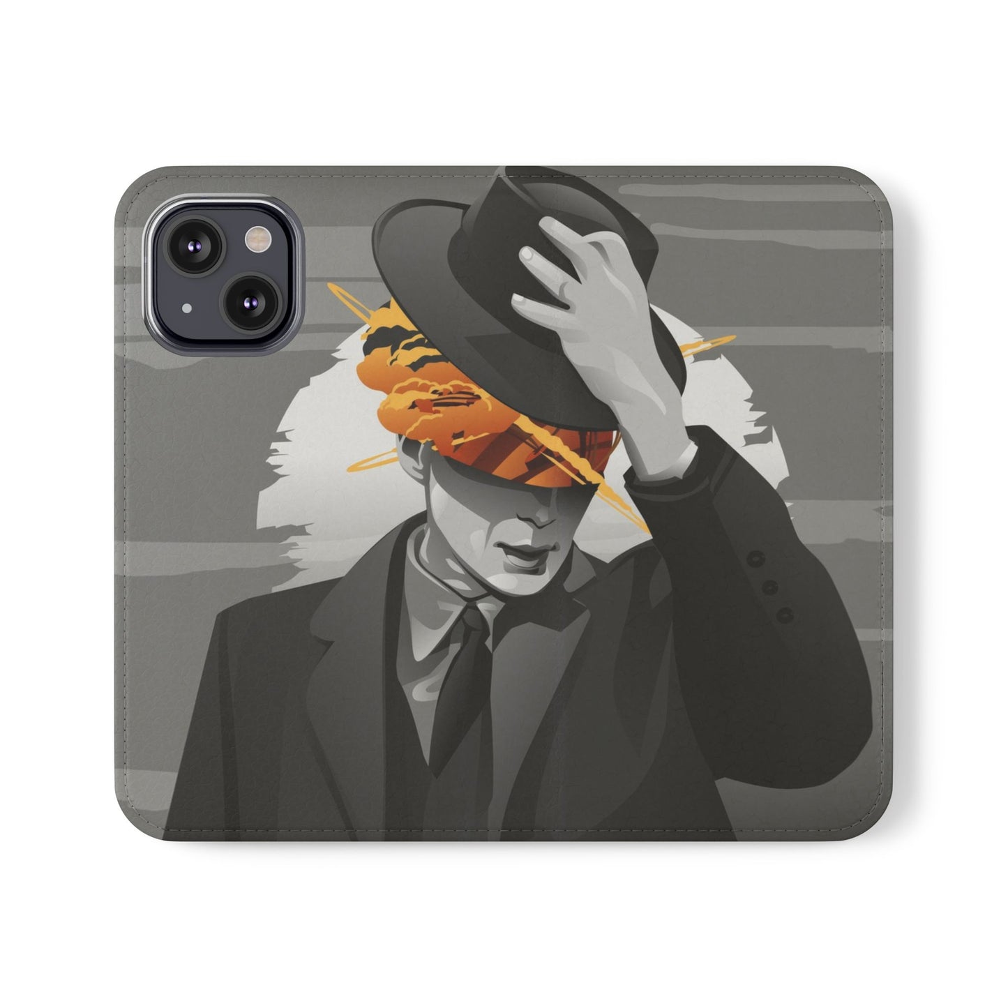 Oppenheimer Man Flip Case for iPhone & Samsung | PhoneMags