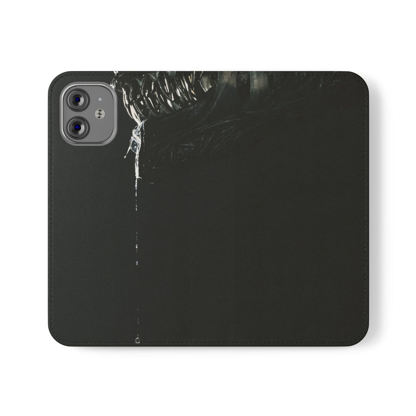 Black Alien Flip Case for iPhone & Samsung | PhoneMags