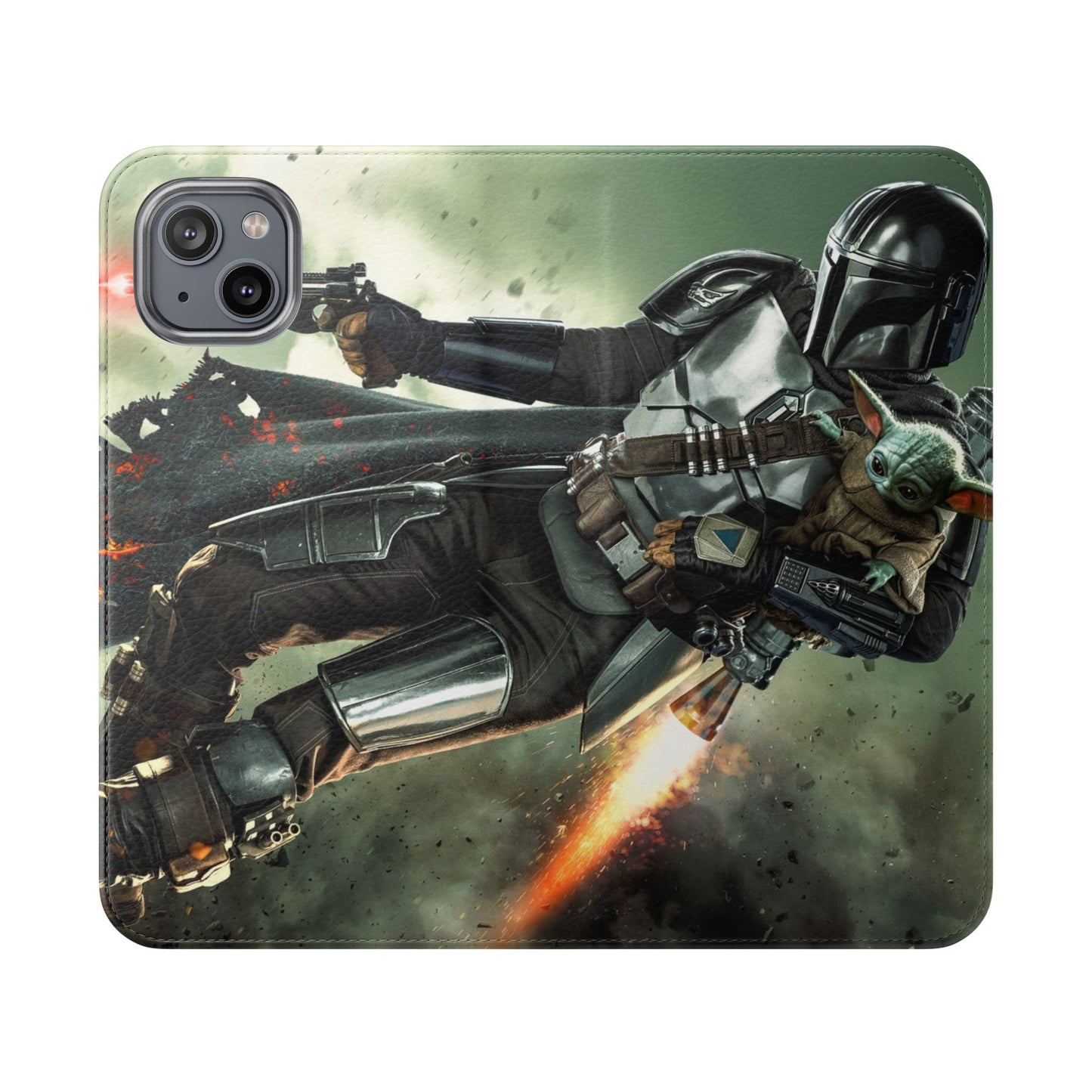 Mandalorian iPhone & Samsung Flip Case
